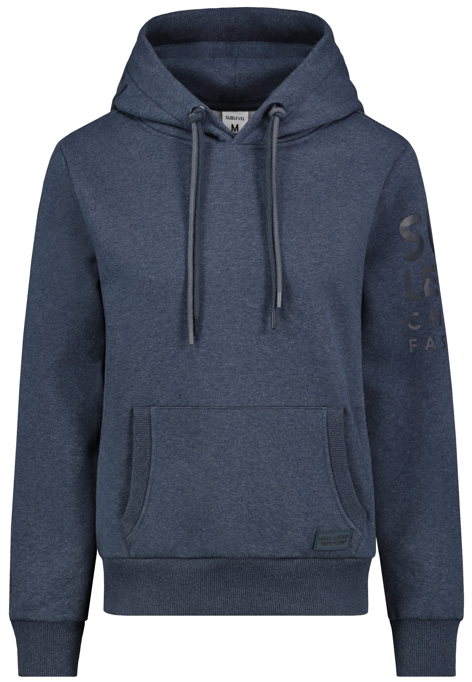 SUBLEVEL Hoodie mit Kängurutasche und Logo-Print (1-tlg) Sweat Hoodie günstig online kaufen