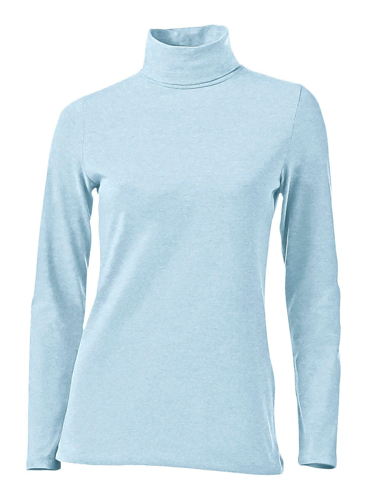 heine T-Shirt Rollkragen-Shirt Langarm
