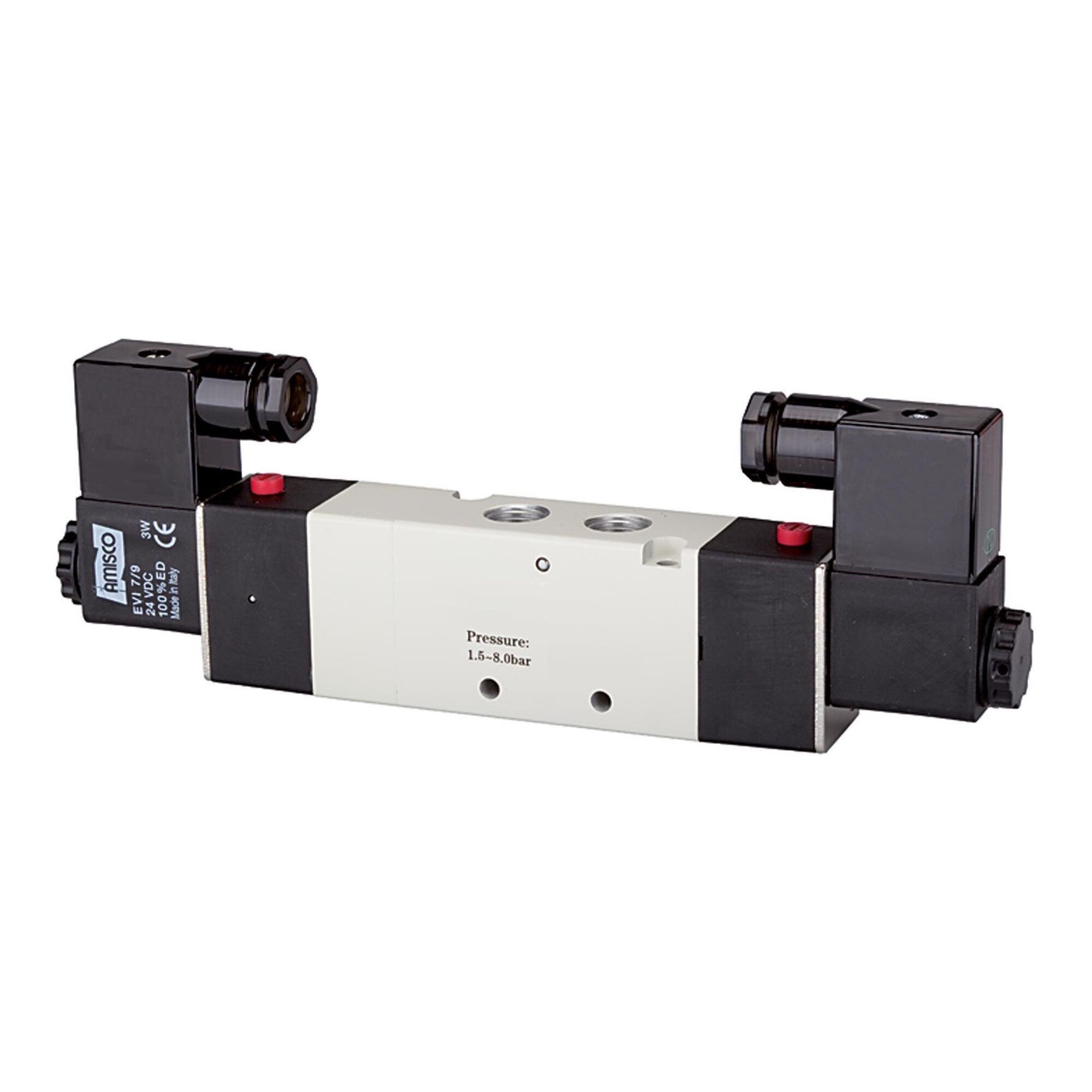 RIEGLER Regulierventil Riegler 5/3-Wegeven elektrpn. »4V« Mitte geschl. G 1/8, 24VDC, 400l/mi