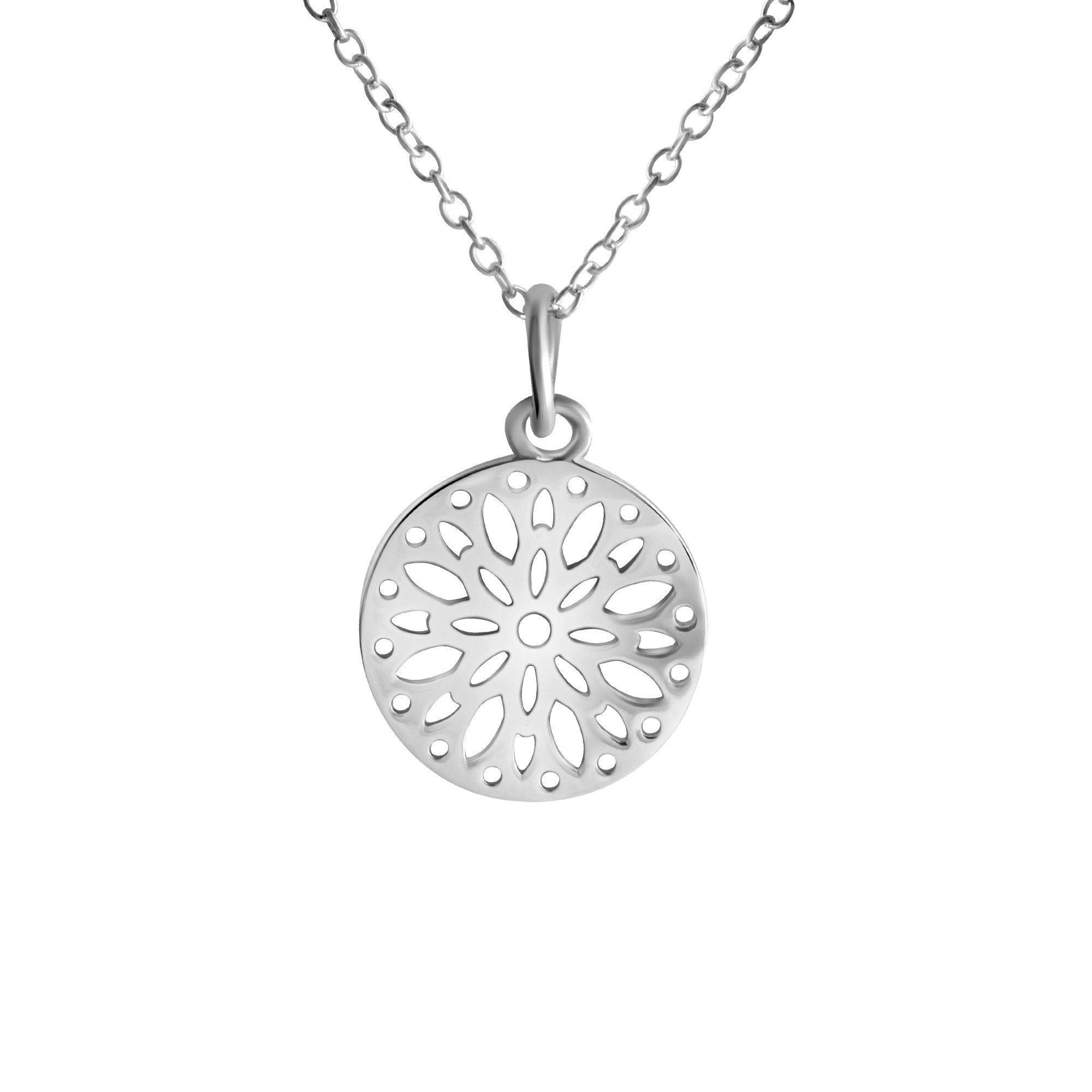 Kette mit Anhänger 925-Sterling Silber rhodiniert