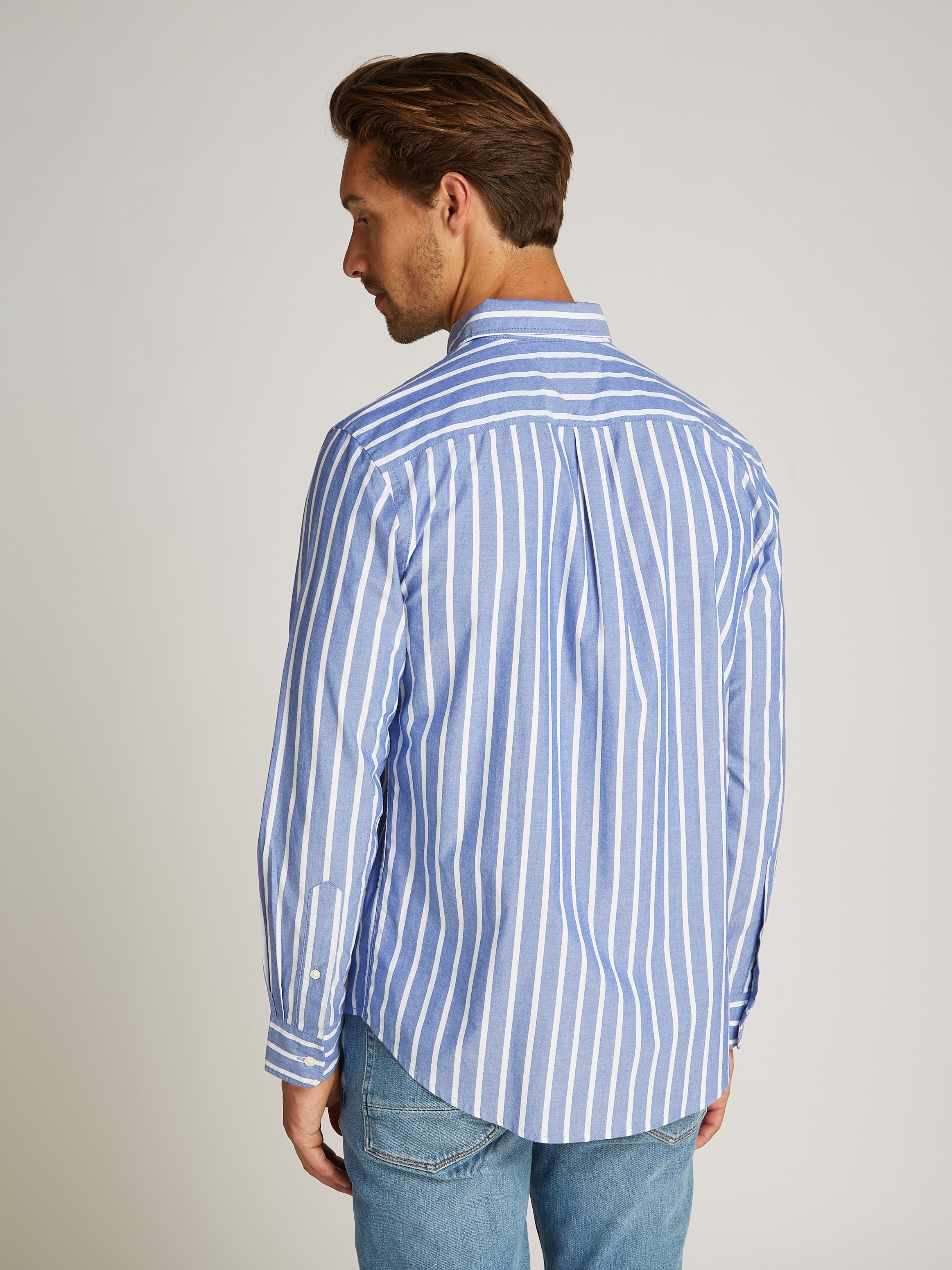 Tommy Hilfiger Businesshemd FLEX POPLIN NAUTICAL günstig online kaufen