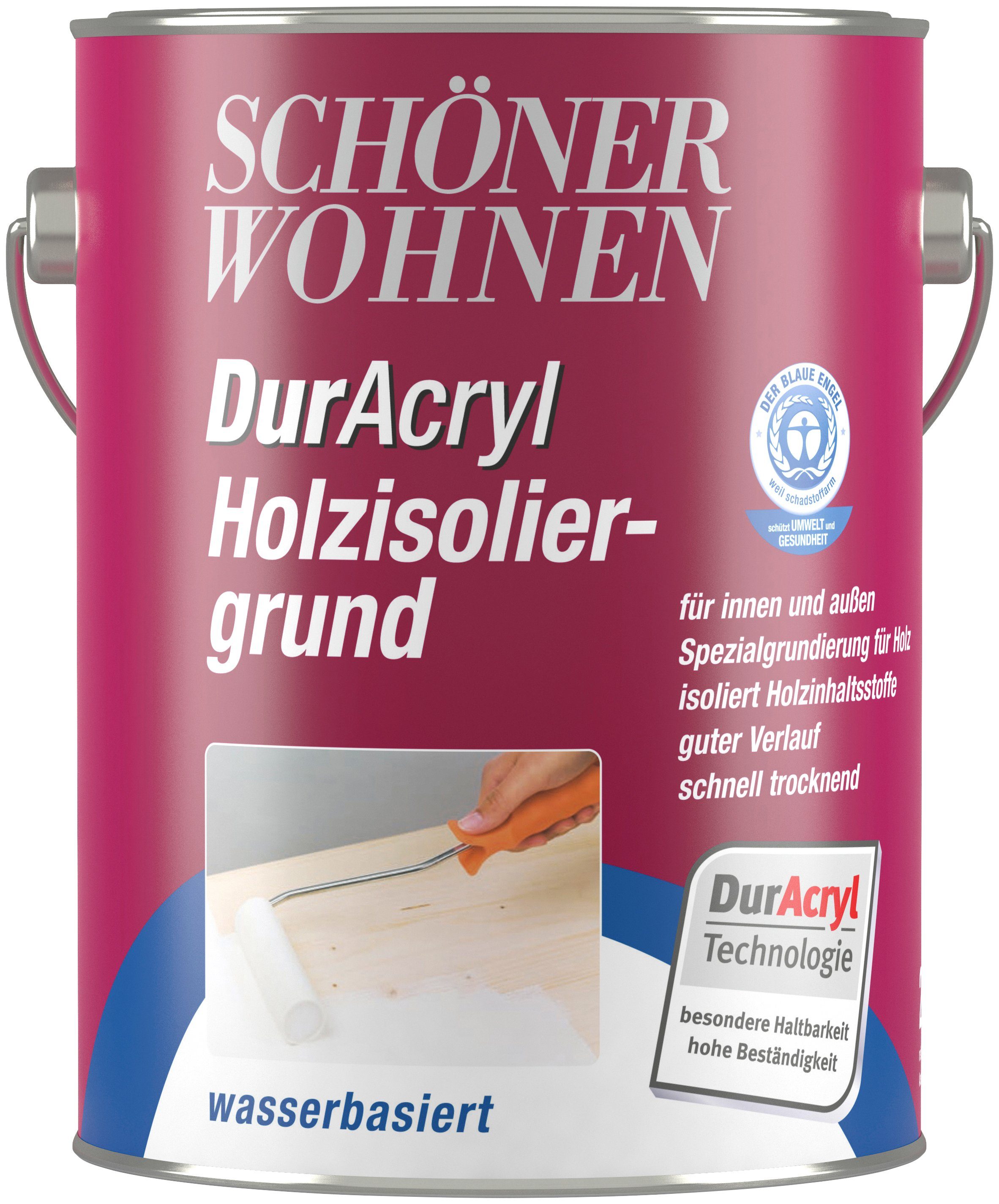 Schöner Wohnen Farbe Holzisoliergrund »DurAcryl 2,5 L, weiß« online