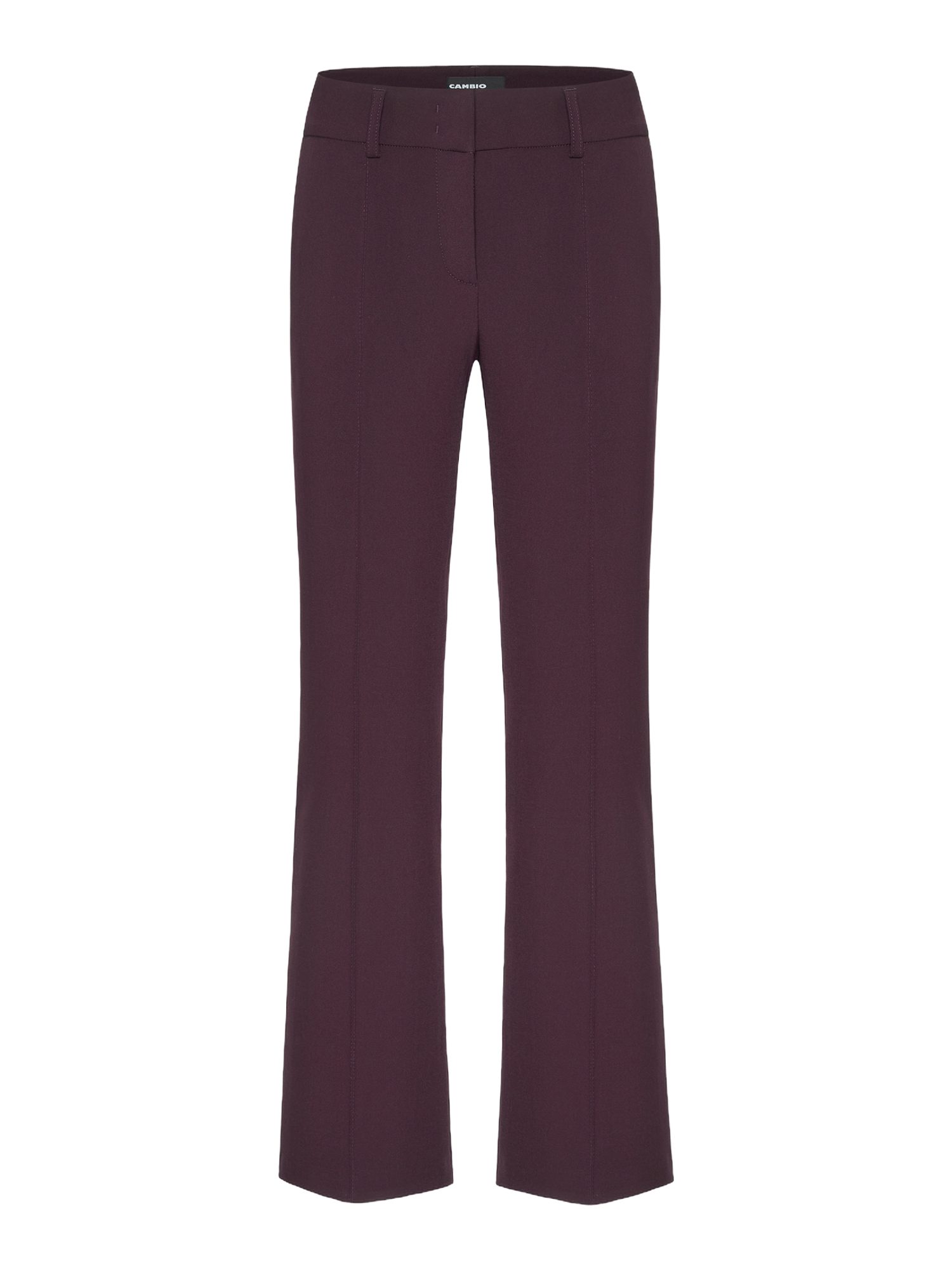 Cambio Stoffhose rot,Casual,Polyester,Unifarben,Regular Fit,Mittel