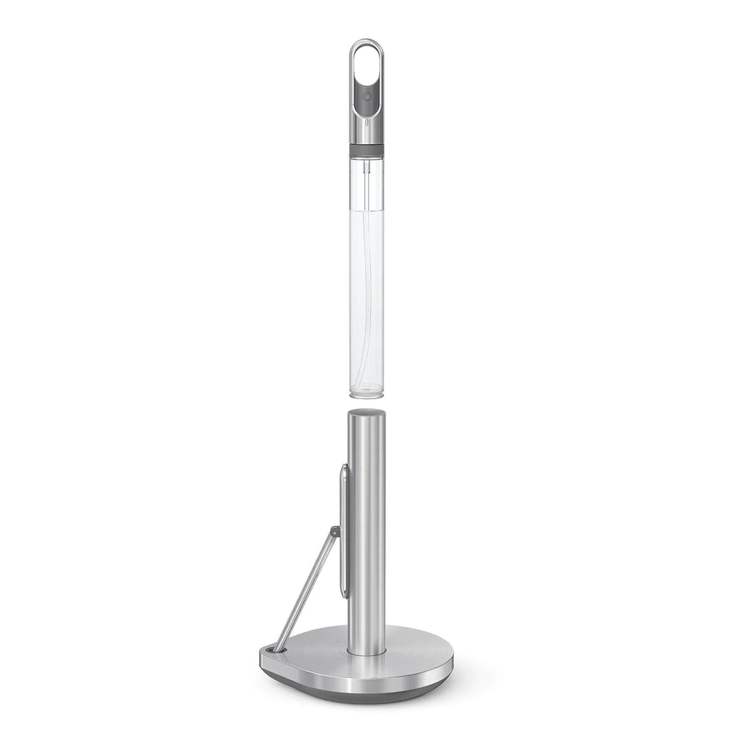 simplehuman Küchenrollenhalter mit Pumpe Edelstahl Gebürstet