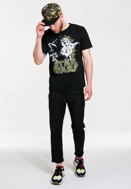 LOGOSHIRT T-Shirt Star Wars mit tollem Yoda-Frontdruck