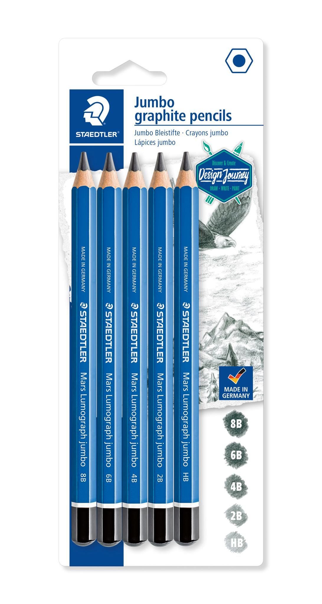 STAEDTLER Bleistift Staedtler Bleistift Lumog. BK jumbo 100% PEFC