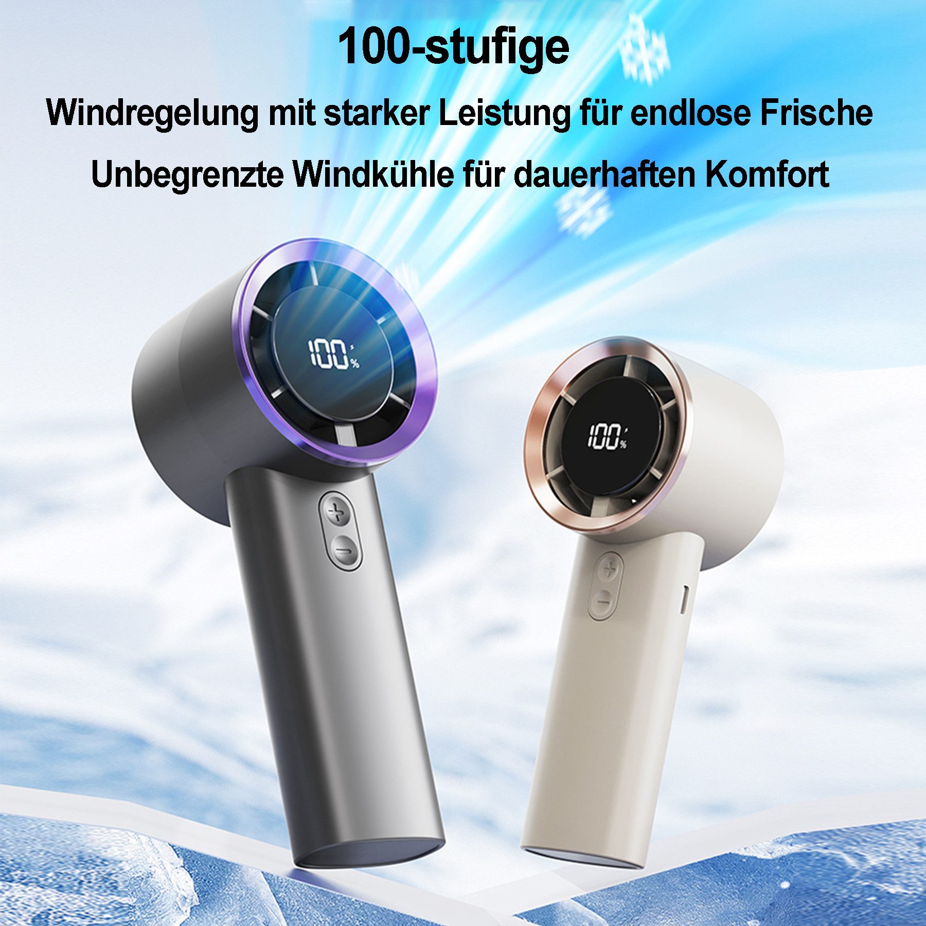 Senmudi Handventilator Tragbarer Handventilator Einstellbare Geschwindigkei günstig online kaufen
