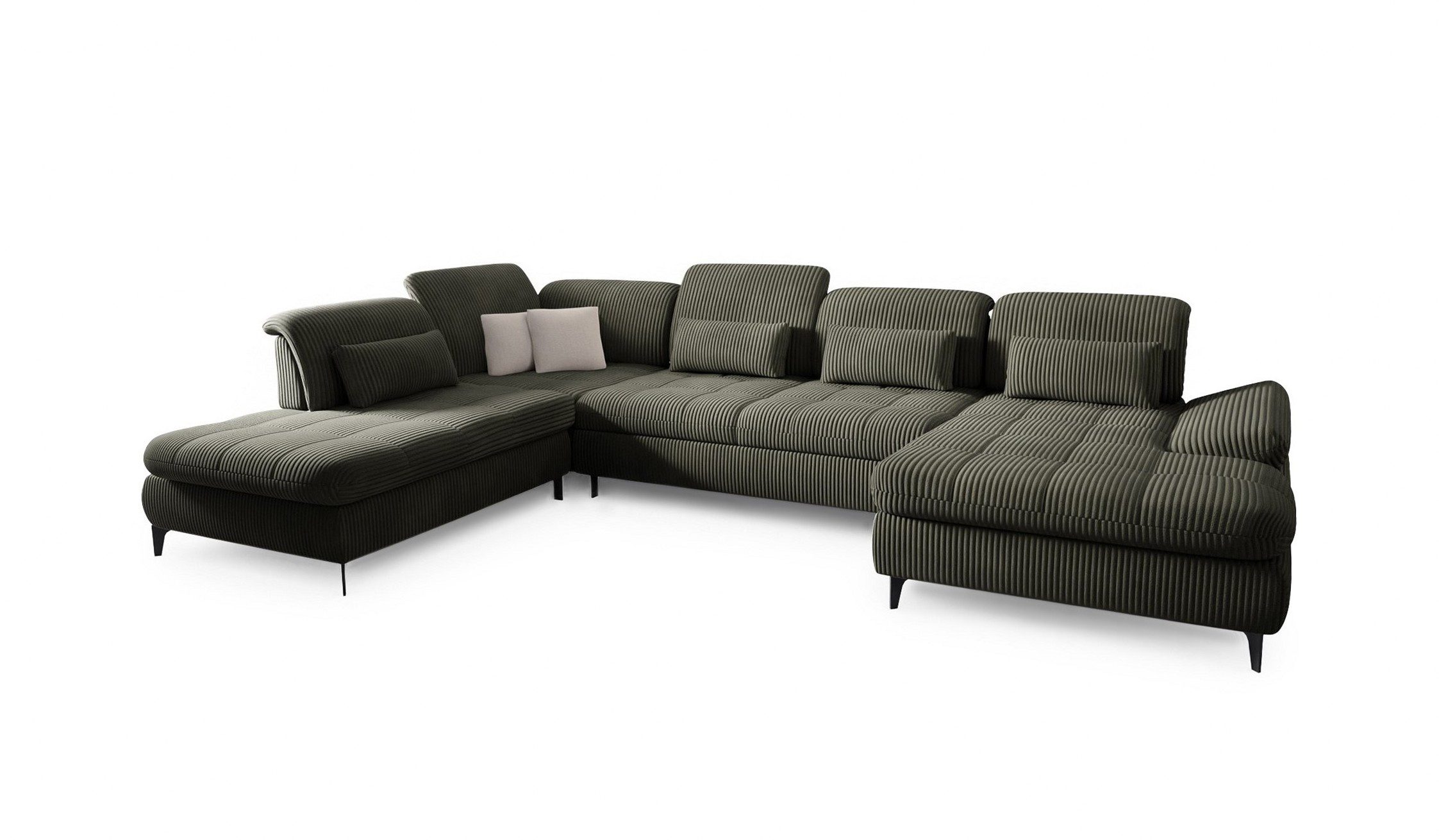 Hygger Möbelhaus Wohnlandschaft Nola U-Form XXL günstig online kaufen