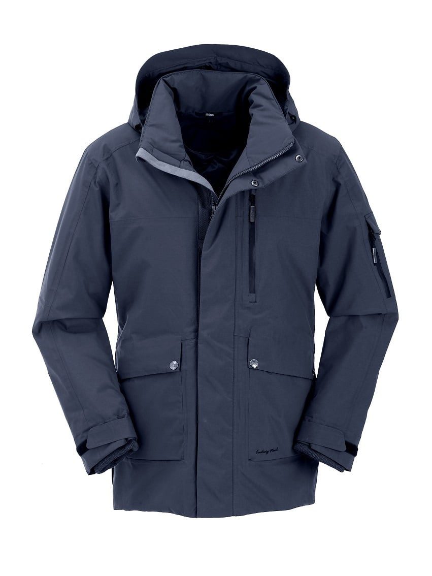 Maul Winterjacke Winter-Funktionsparka Breitenstein Megatex mit Kapuze navy günstig online kaufen