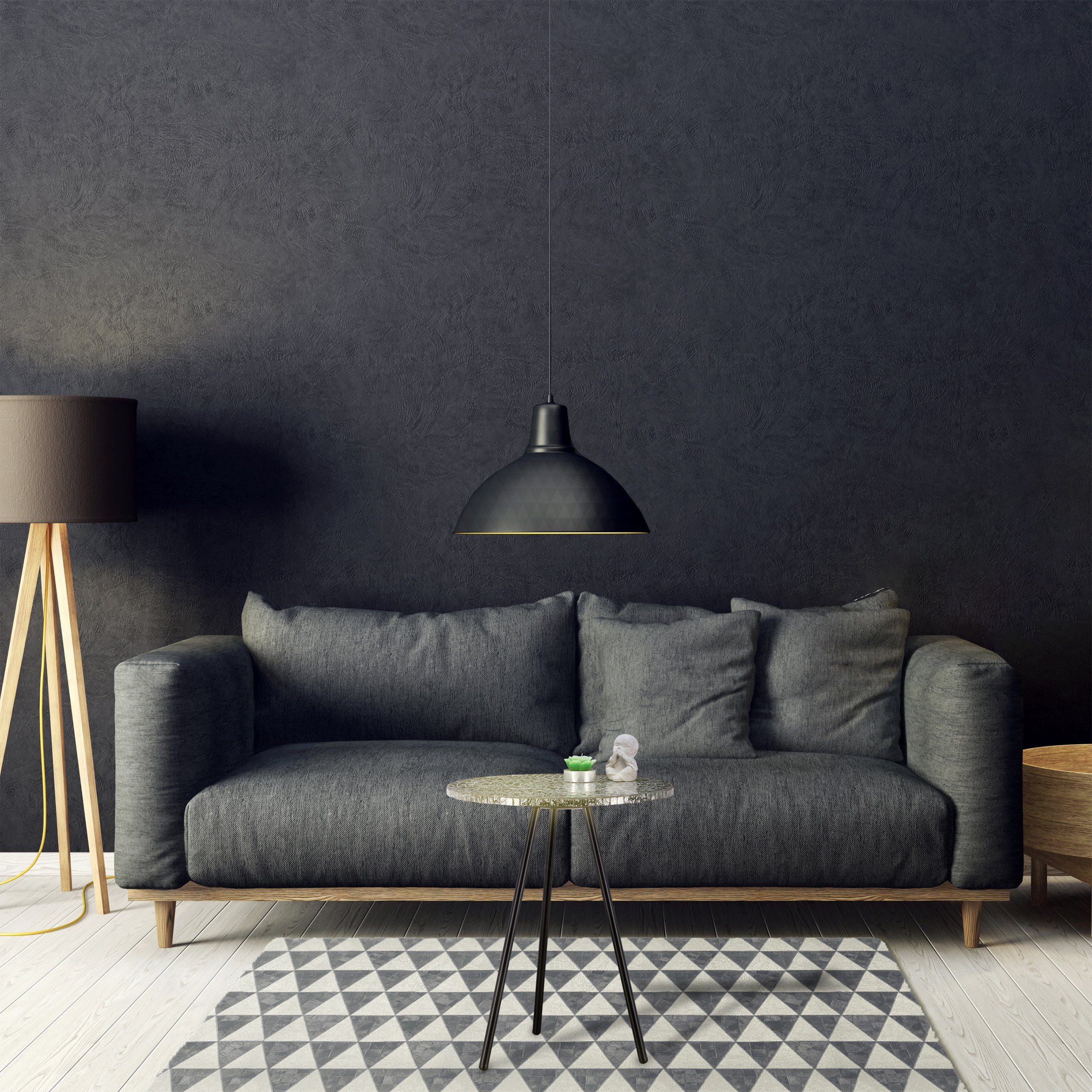 relaxdays Beistelltisch Mosaik, Schwarz günstig online kaufen