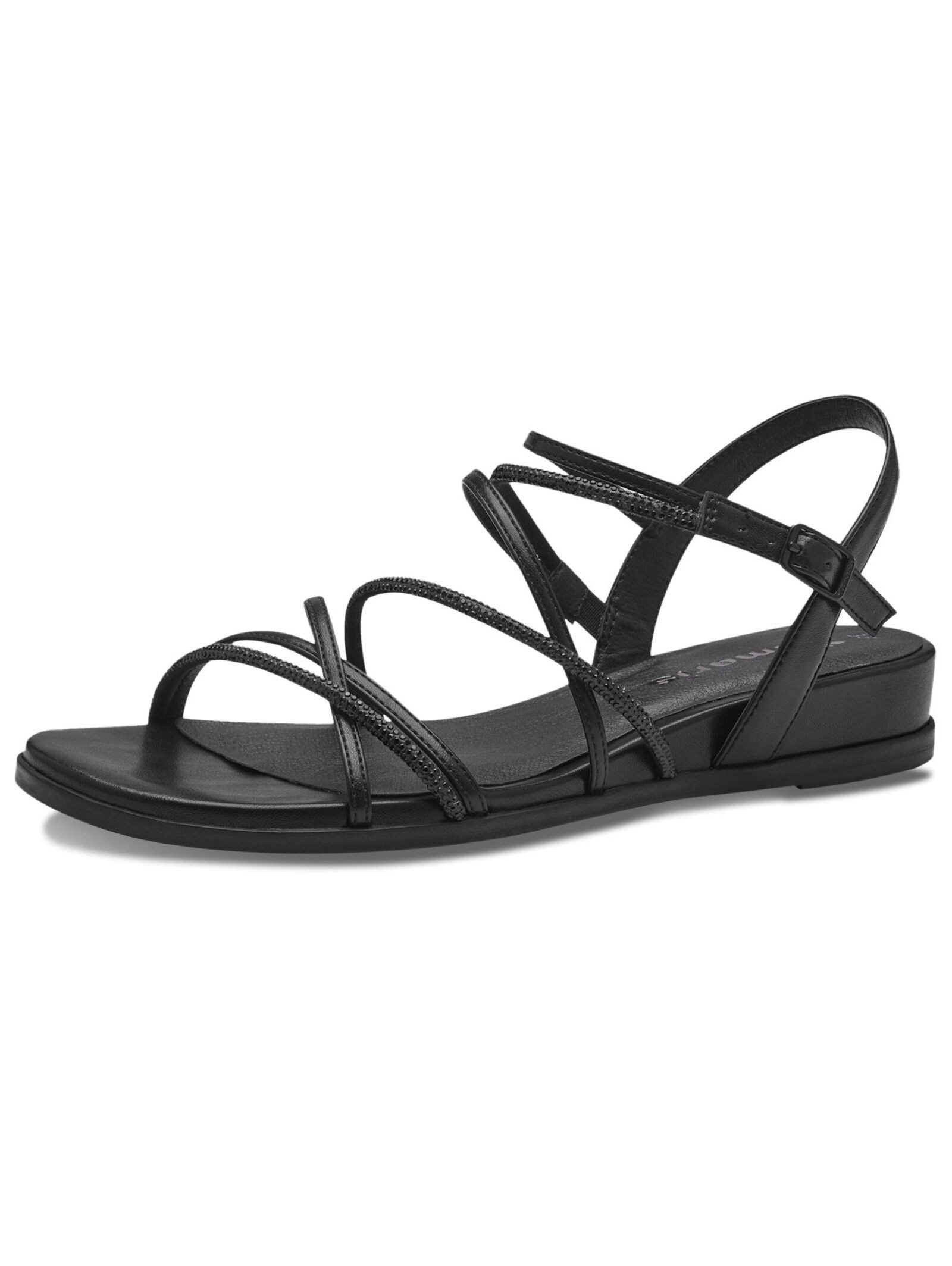 Tamaris Sandalen Lederimitat/Textil Keilsandalette günstig online kaufen