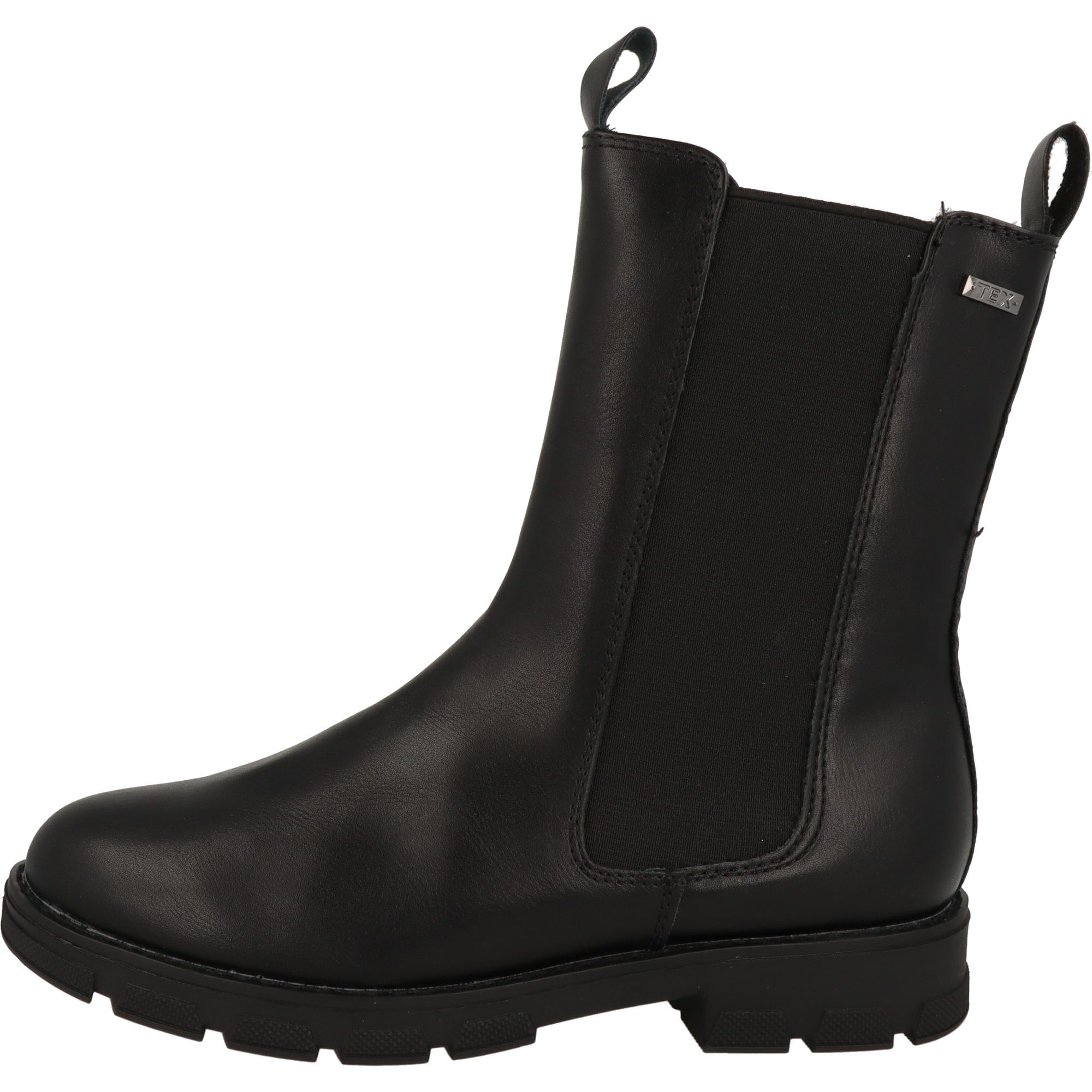 Indigo Chelsea Schuhe Mädchen Schwarz 454-142 Stiefel Boots Wasserabweisend Tex Winterstiefel