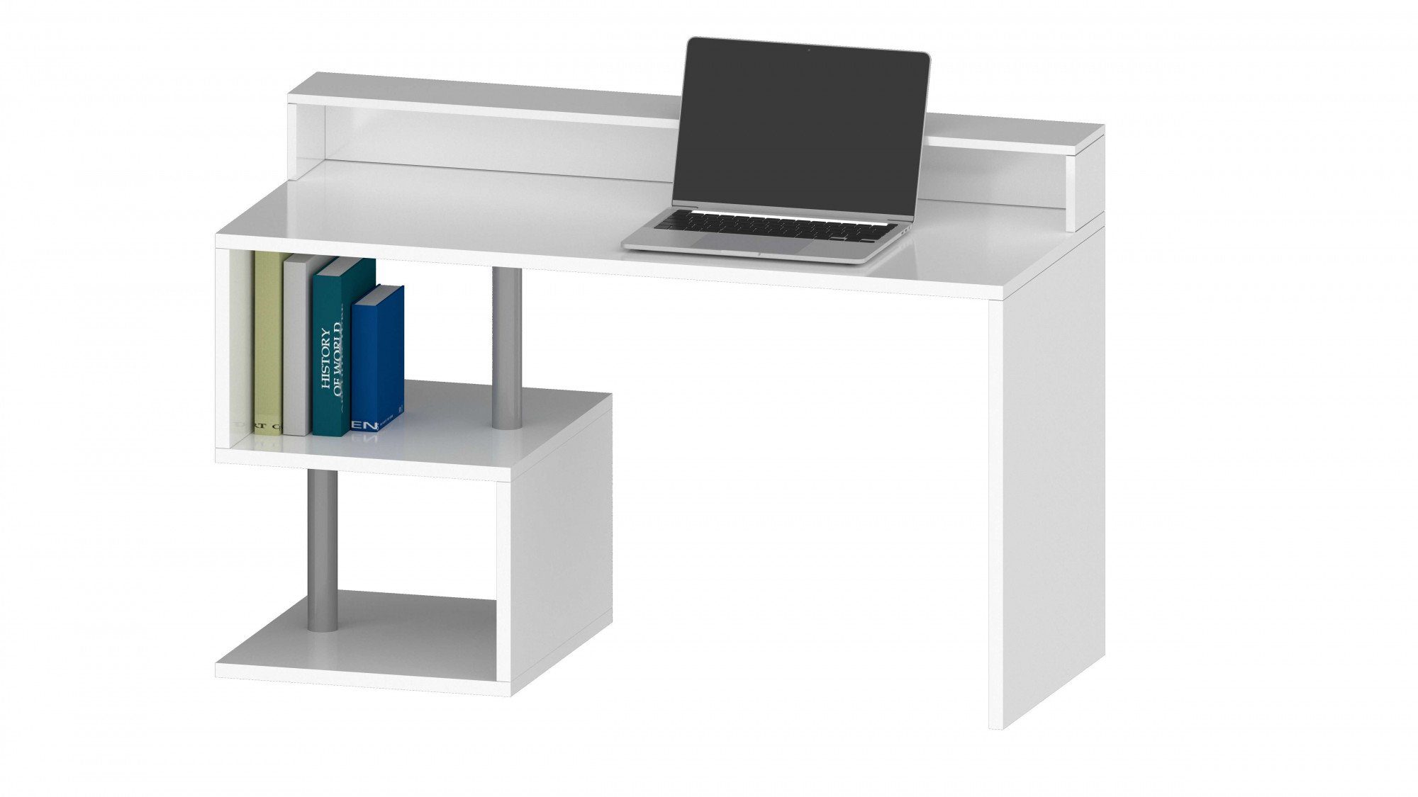 Home affaire Schreibtisch Esse, modernes Design, in verschiedenen Breiten, mit und ohne Monitoraufsatz, Made in Italy