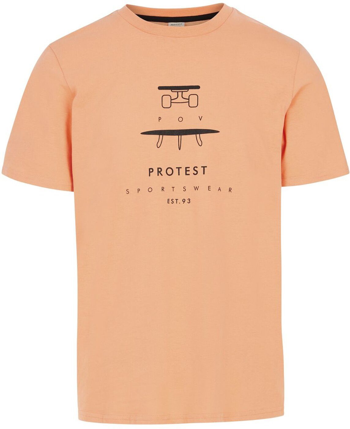 Protest T-Shirt PRTAndros t-shirt Cadmium Orange