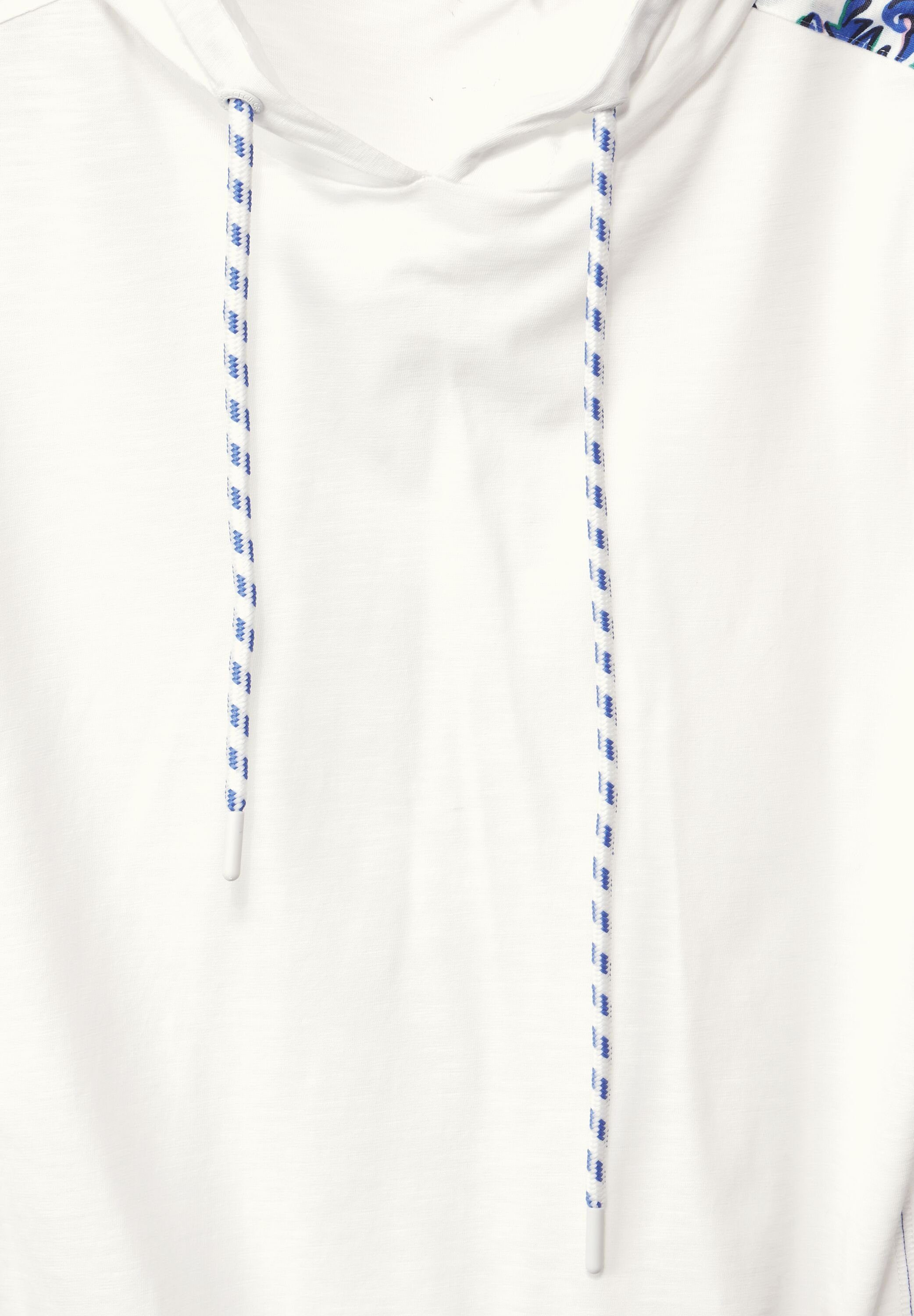 im Hoodie-Style Cecil white vanilla Kapuzenshirt