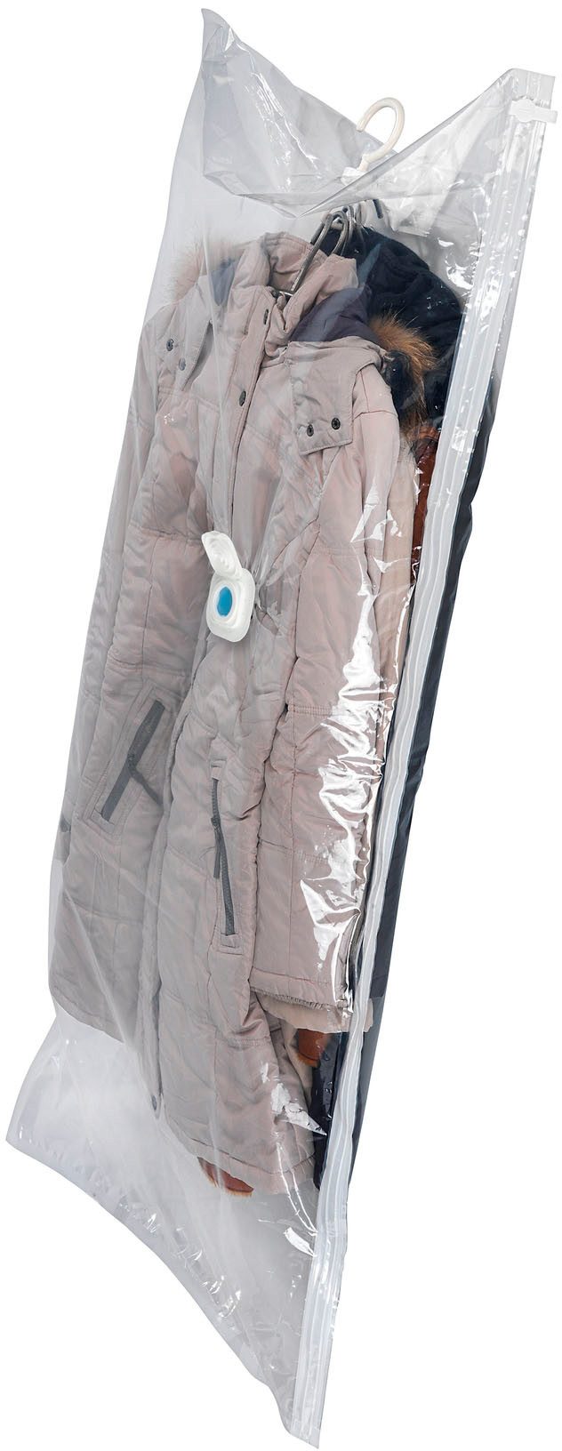 WENKO Kleidersack Vakuum Größe L & XL (Set, 2 St) Vakuumbeutel für Kleidung, platzsparend im Kleiderschrank