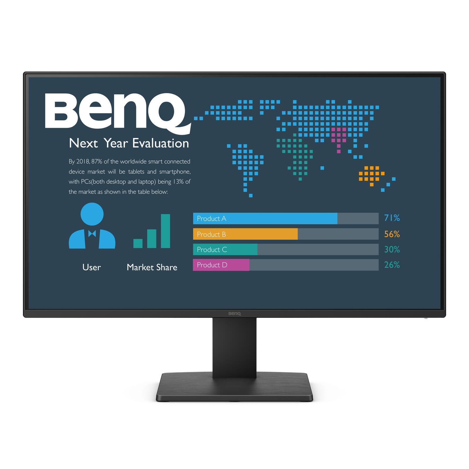 BenQ TFT-Monitor (1920 x 1080, 5 ms Reaktionszeit, 120 Hz, IPS Panel)