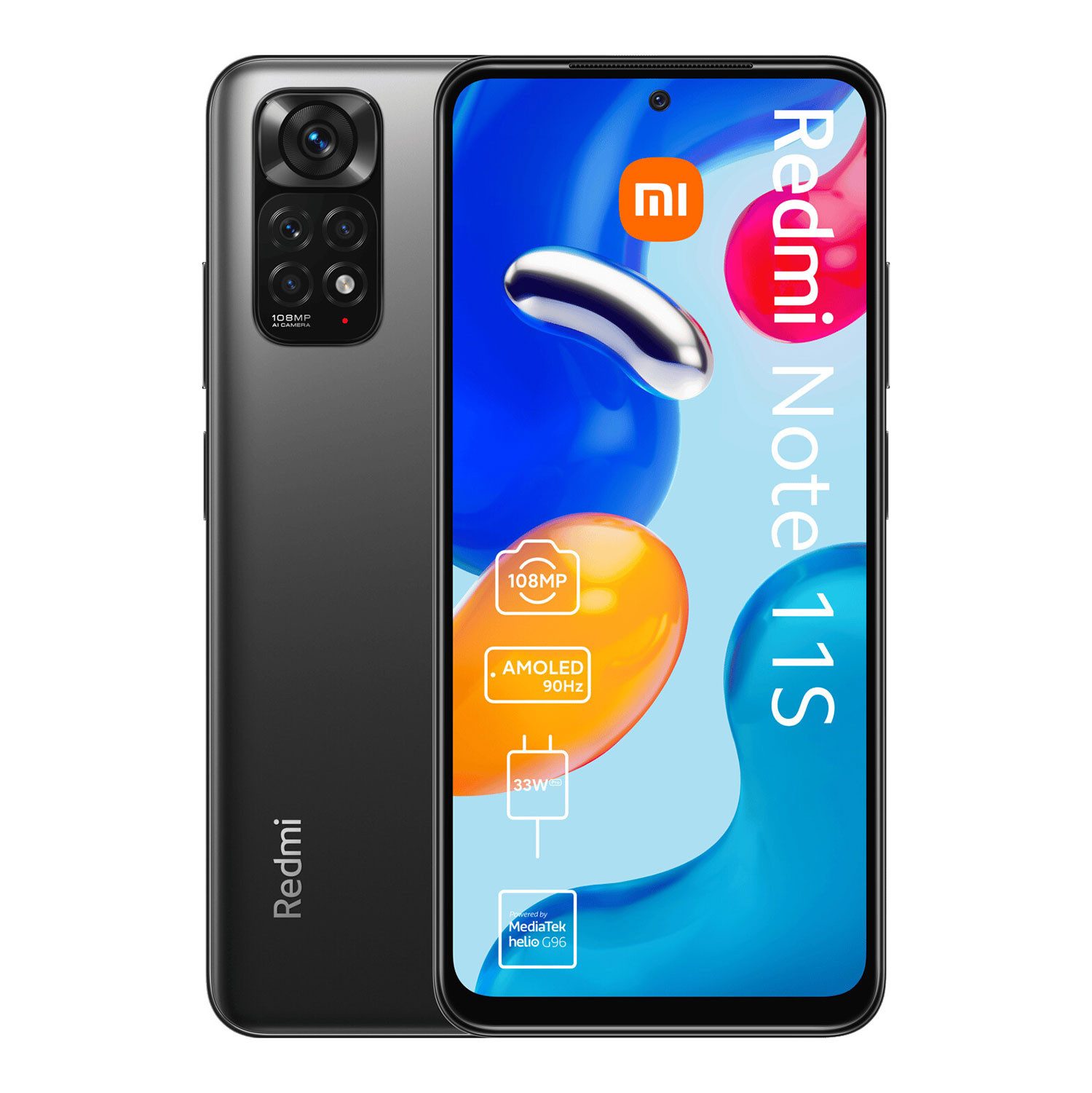 Xiaomi Redmi Note 11s Smartphone (16.33 cm/6.43 Zoll, 128 GB Speicherplatz, 108 MP Kamera)