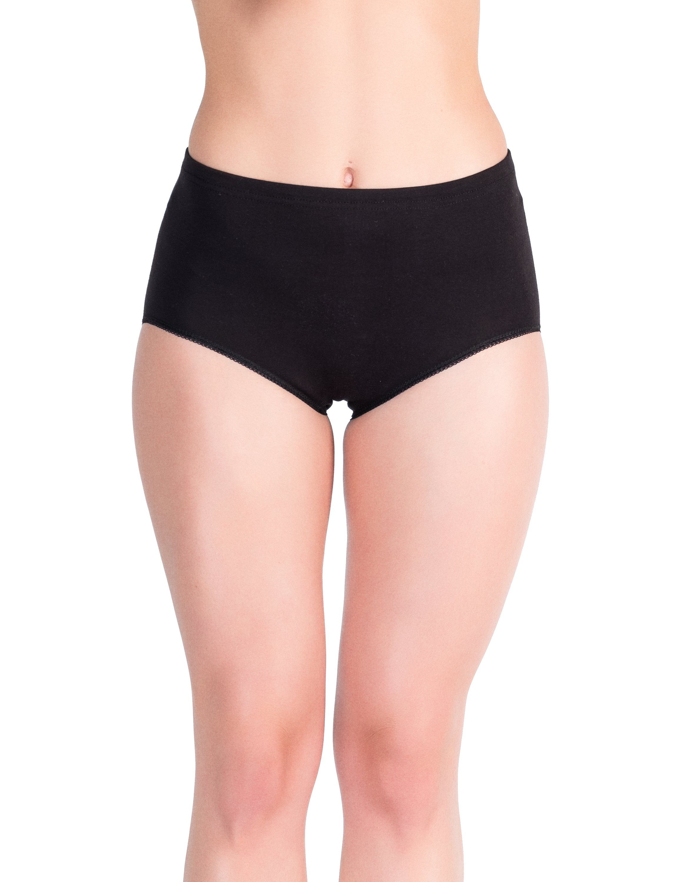 Slip Einziehgummi schwarz mit (6-St) Yenita®