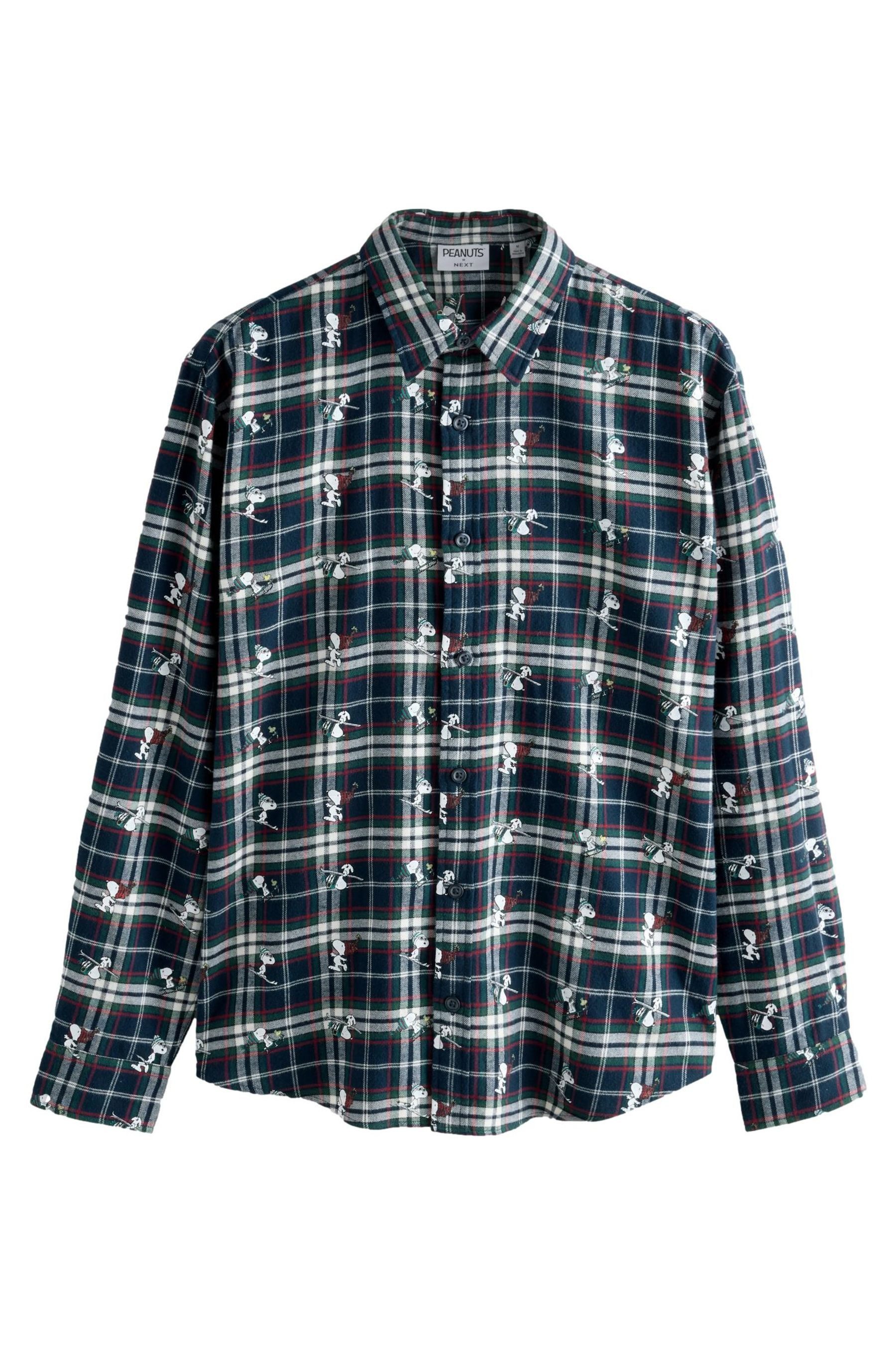 Next Langarmhemd Kariertes Langarmhemd, Snoopy (1-tlg) günstig online kaufen