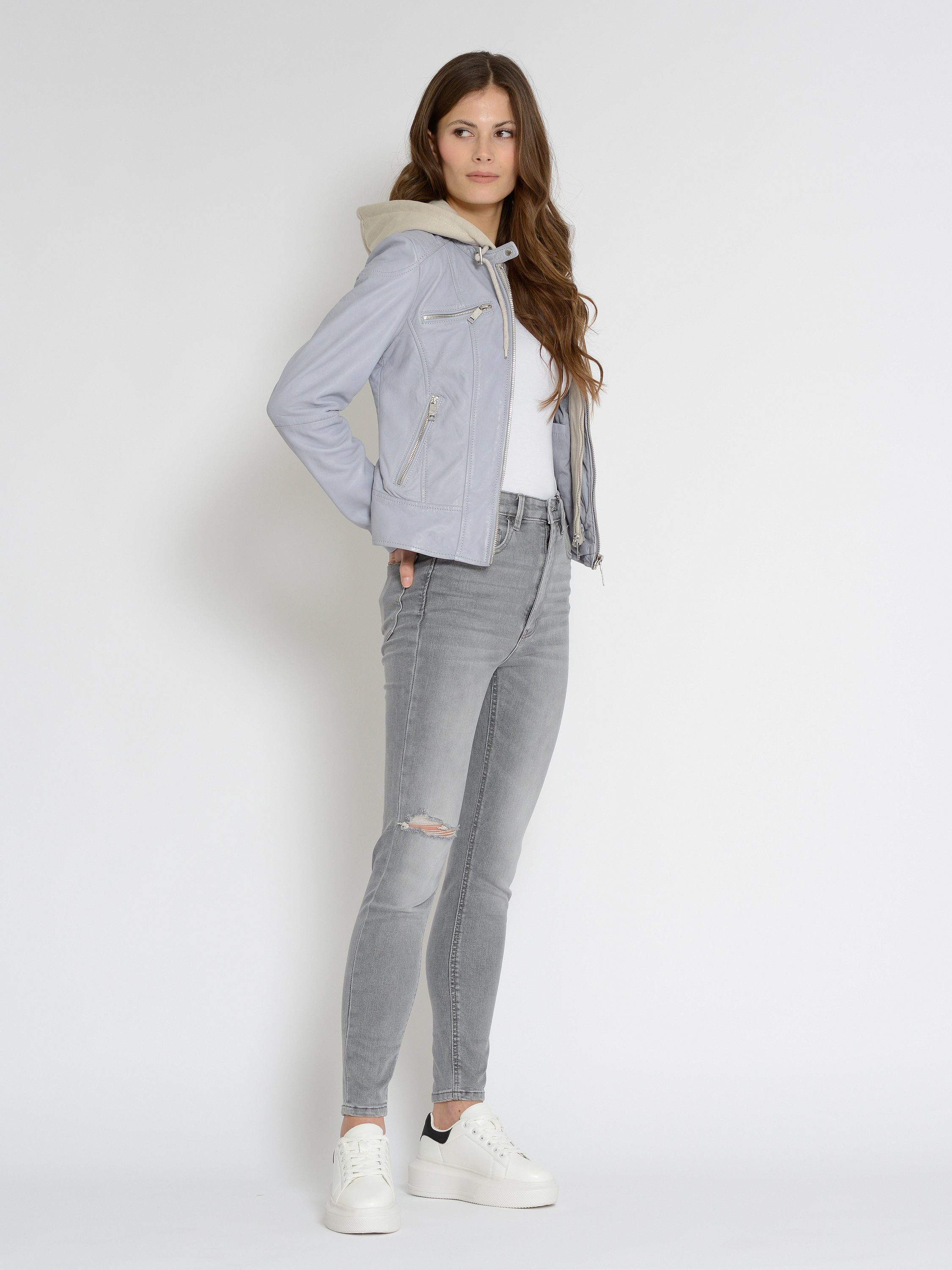 Maze blue Lederjacke baby Mico