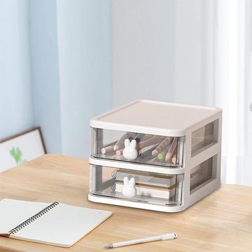 Mrichbez Aufbewahrungsbox Make-up-Organizer für Schminktisch – Make-up-Organizer mit Schubladen (1 St), Hoher Stauraum