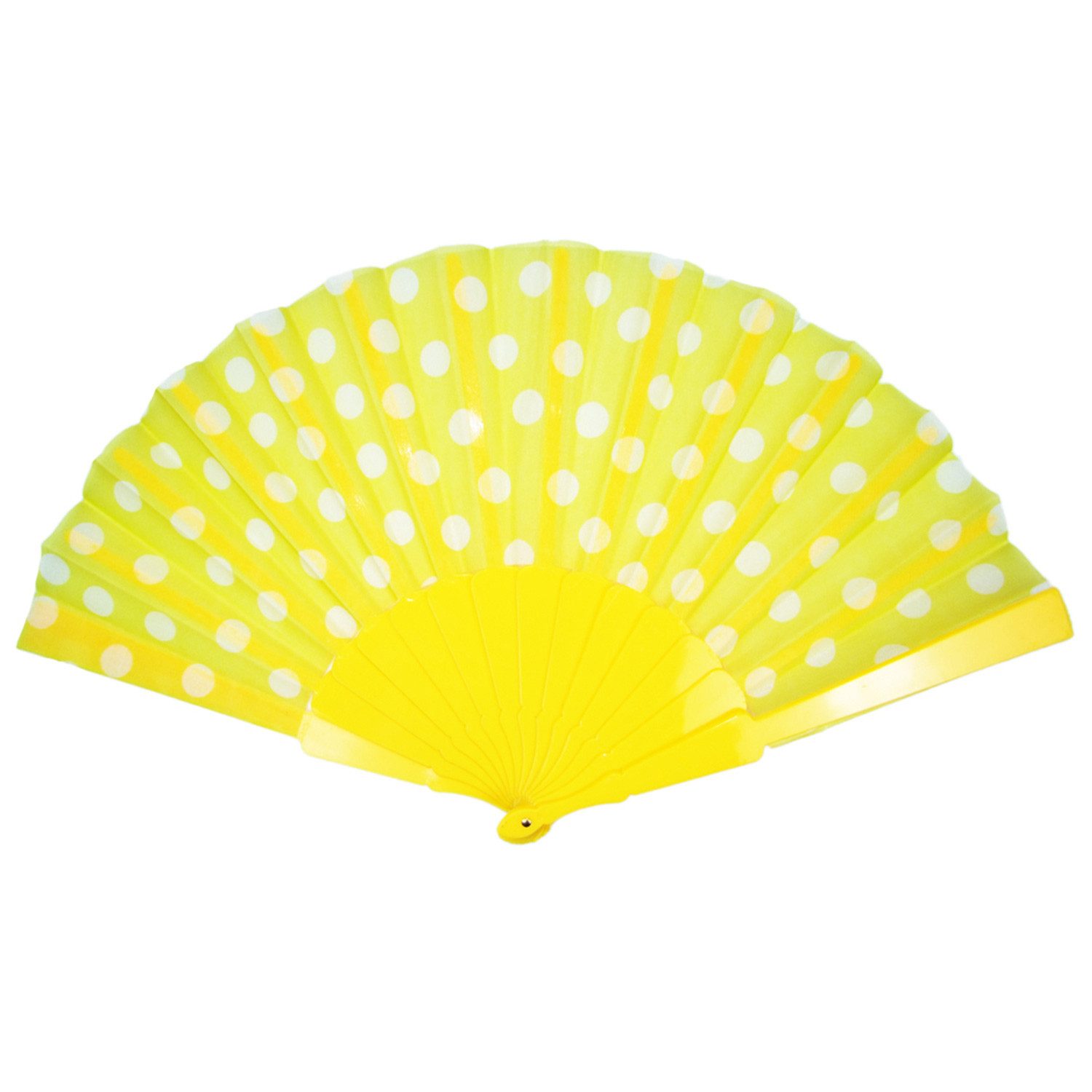 Funny Fashion Handfächer Fifties Fächer mit Punkten