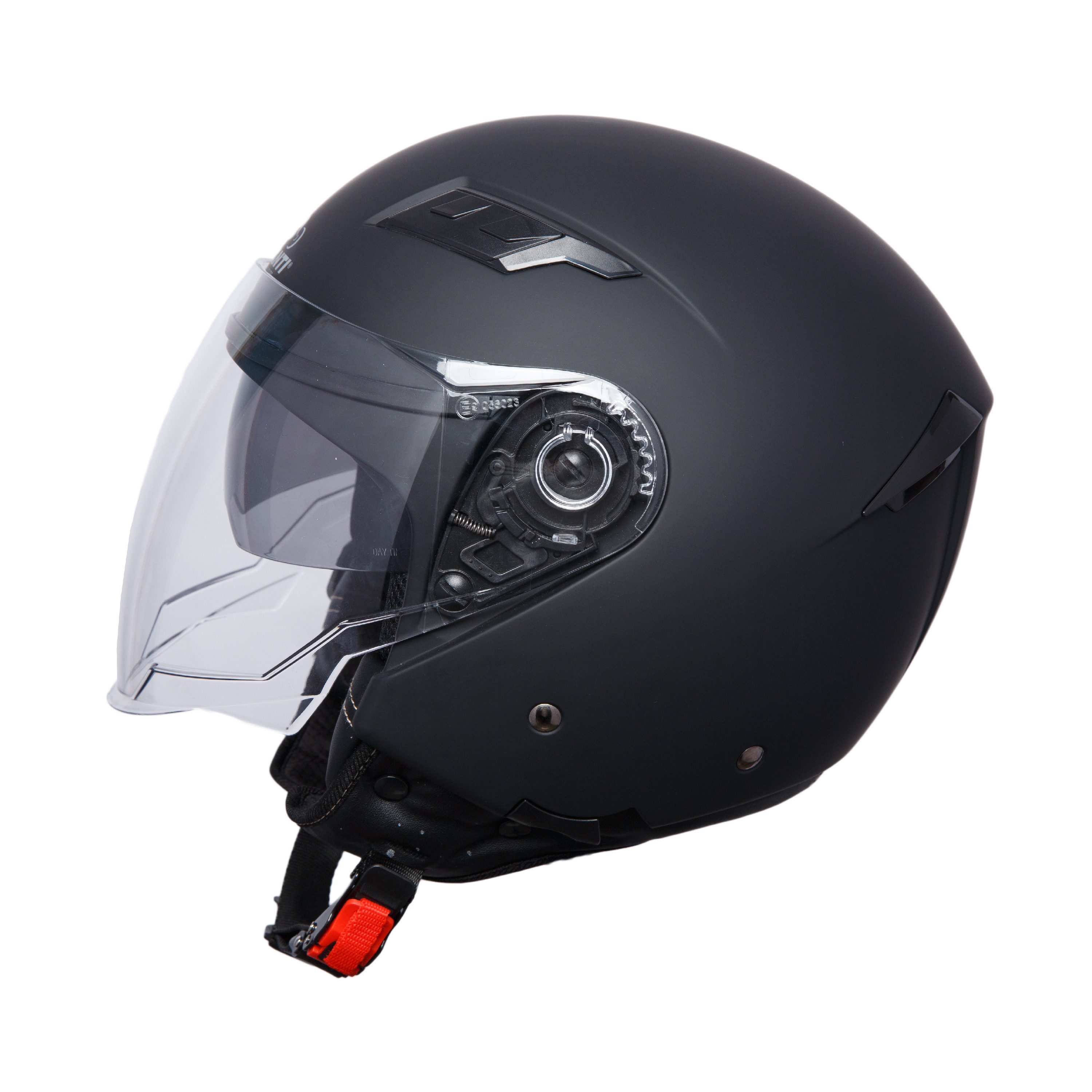 PROANTI Motorradhelm PROANTI Motorradhelm Jethelm Motorrad Helm schwarz