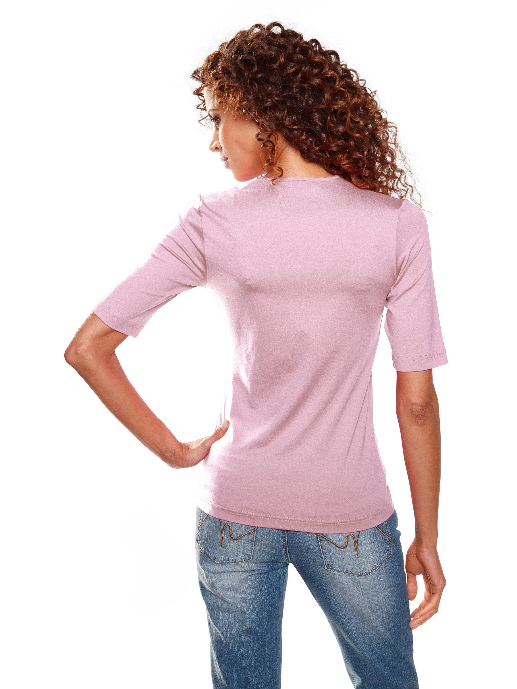 heine T-Shirt V-Shirt Kurzarm günstig online kaufen
