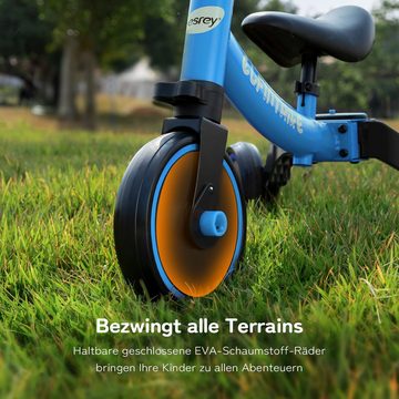 besrey Dreirad 5-in-1 Dreirad Laufrad Kinder Fahrrad Kinderlaufrad