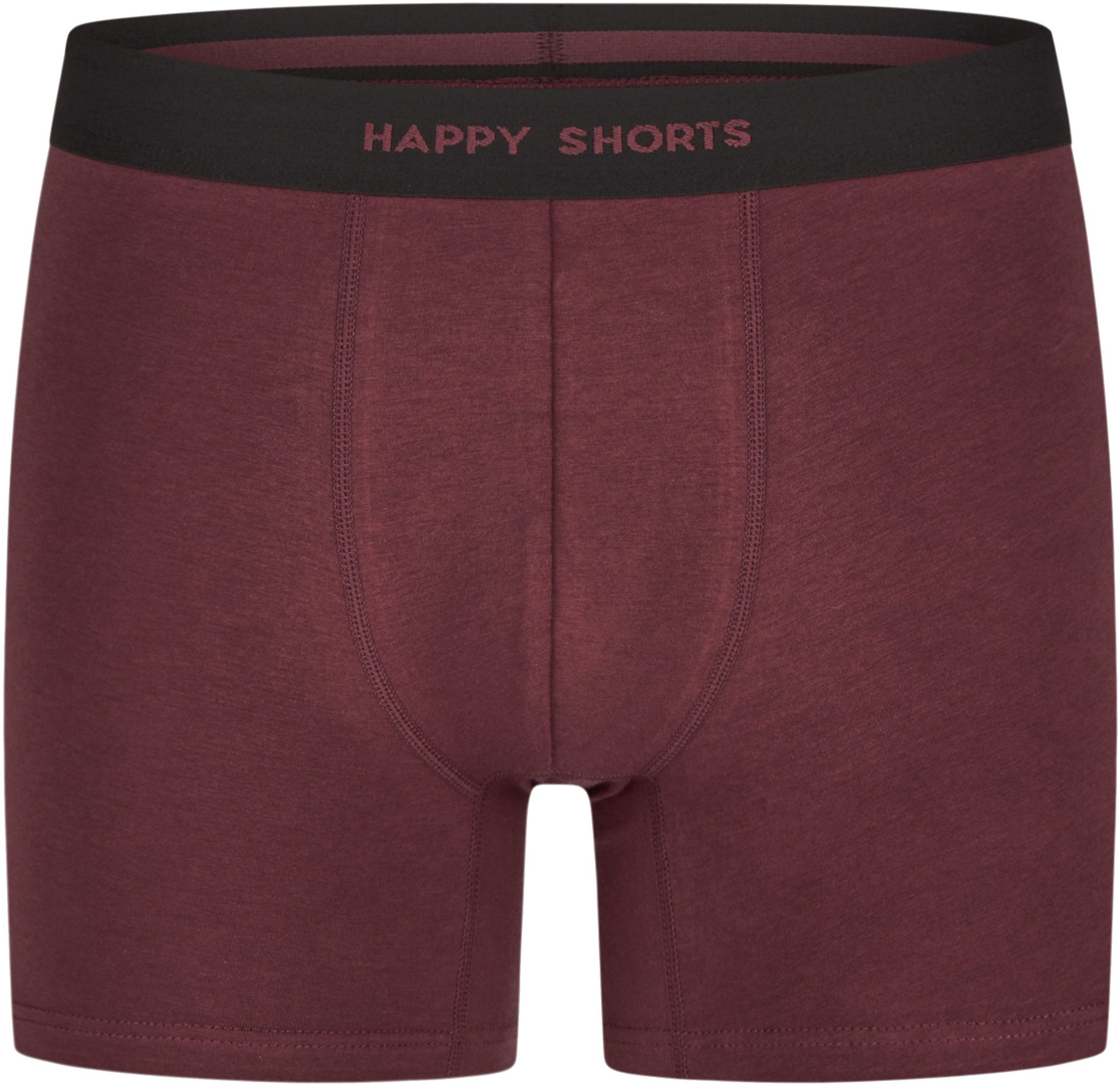 HAPPY SHORTS Trunk 3er Pack Happy Shorts Boxershorts Pants Boxer Hawaii rot schwarz (1-St)