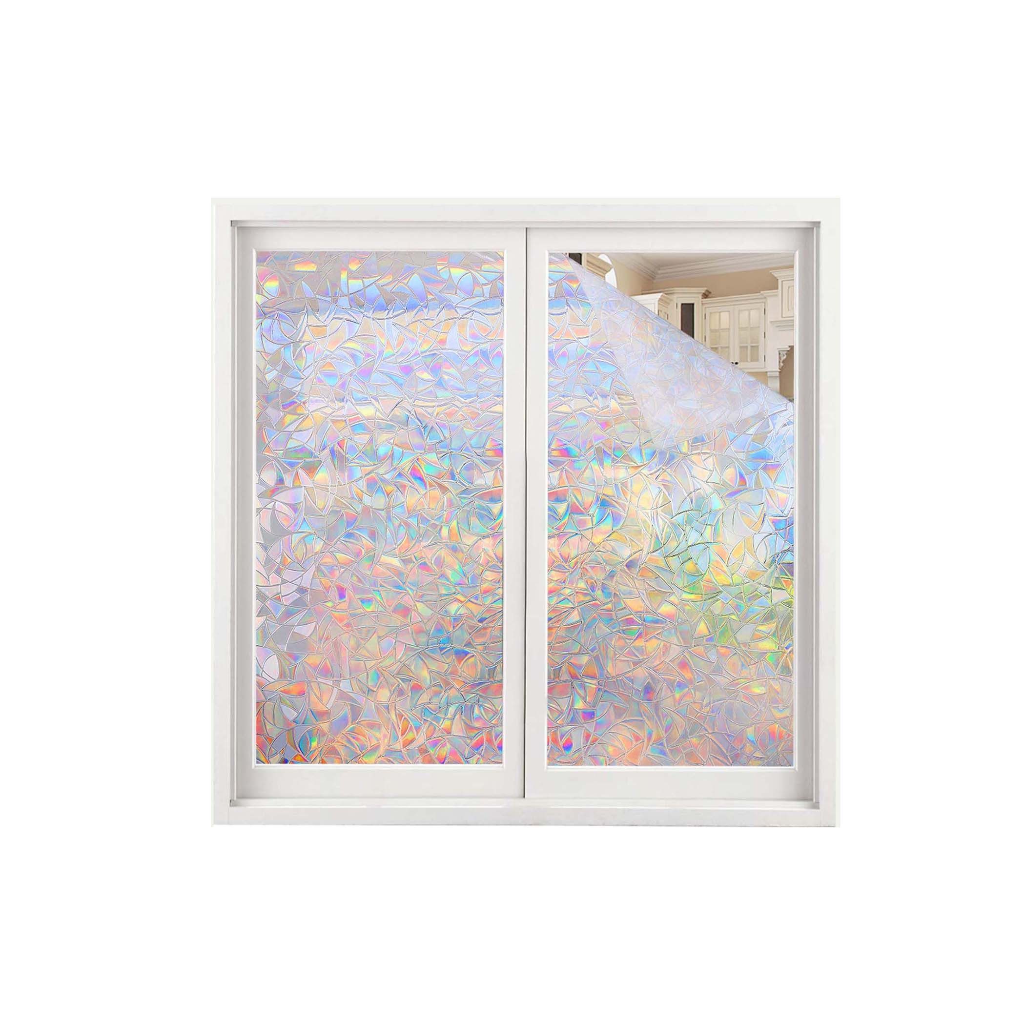 Coonoor Fensterfolie Selbsthaftend Blickdicht Sichtschutzfolie Fenster 3D F günstig online kaufen