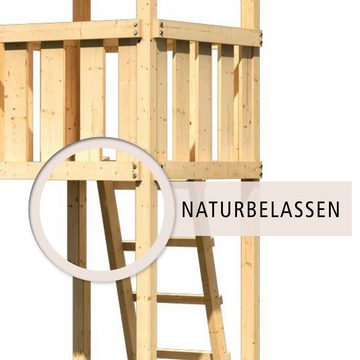 KONIFERA Spielturm Finni, BxTxH: 107x202x291 cm, mit Sandkasten