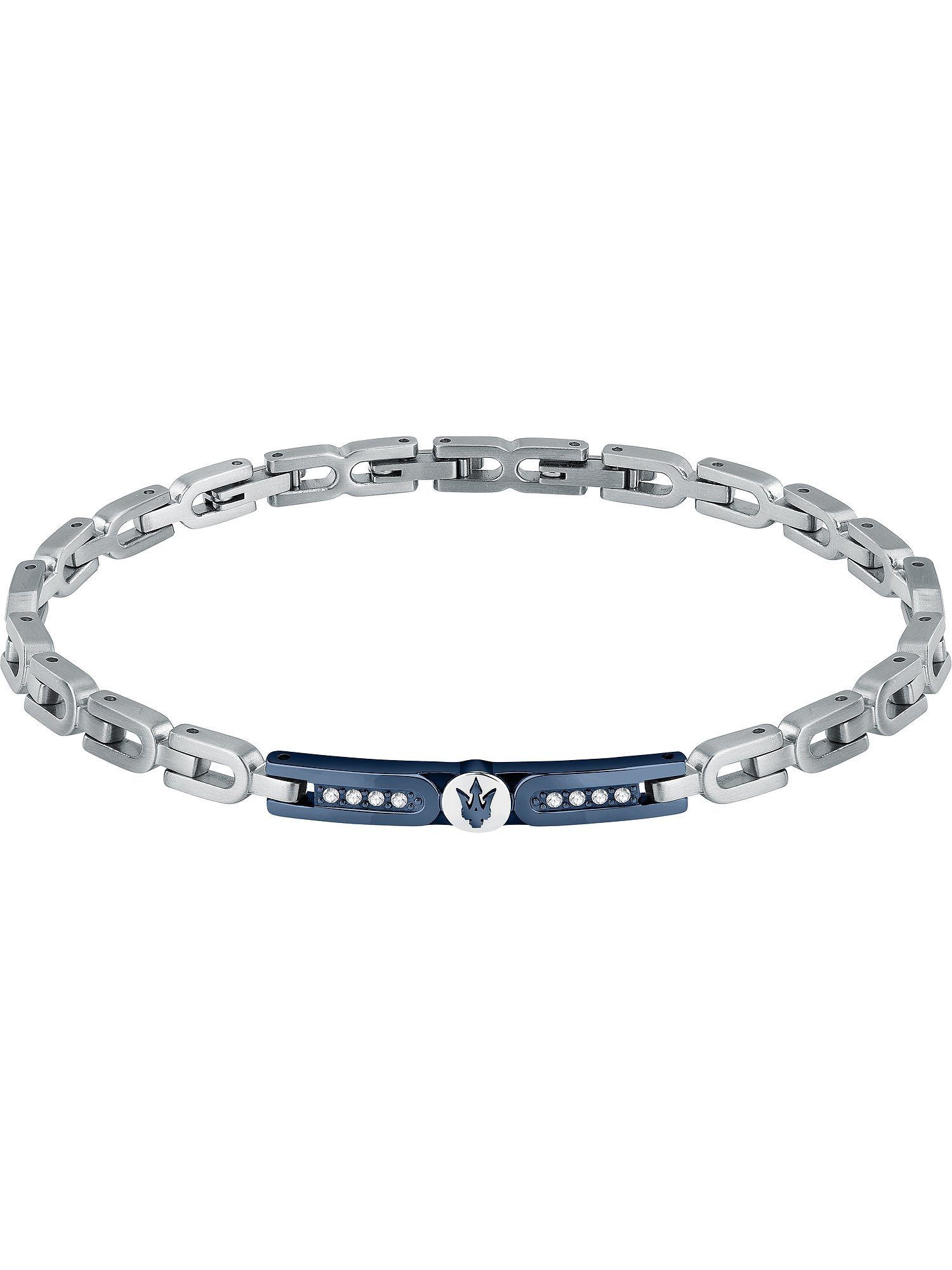 MASERATI Edelstahlarmband Maserati Herren-Armband Edelstahl Kristall günstig online kaufen
