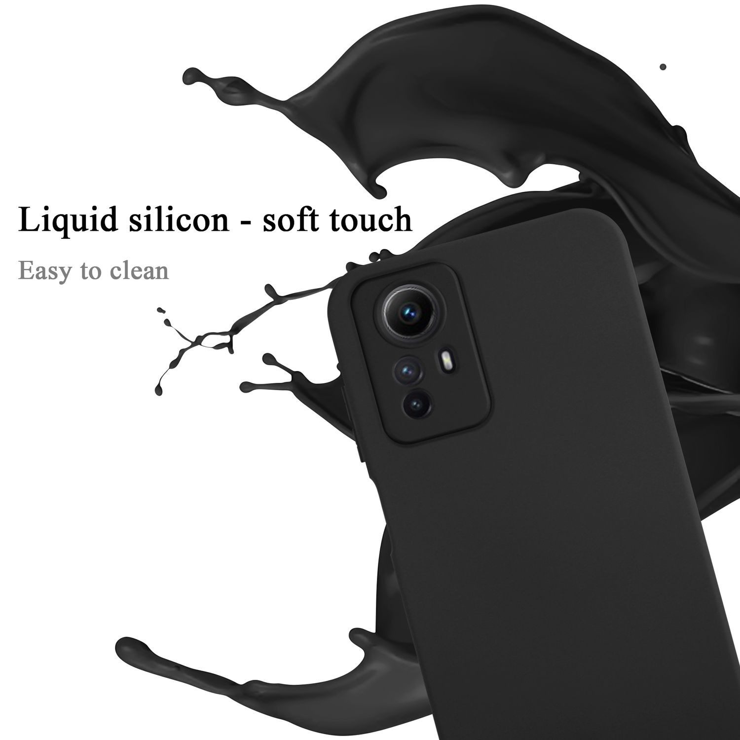 Cadorabo Handyhülle für Redmi Note 12S Hülle Redmi Note 12S, Flexible Hülle TPU Silikon Schutzhülle Back Cover Case
