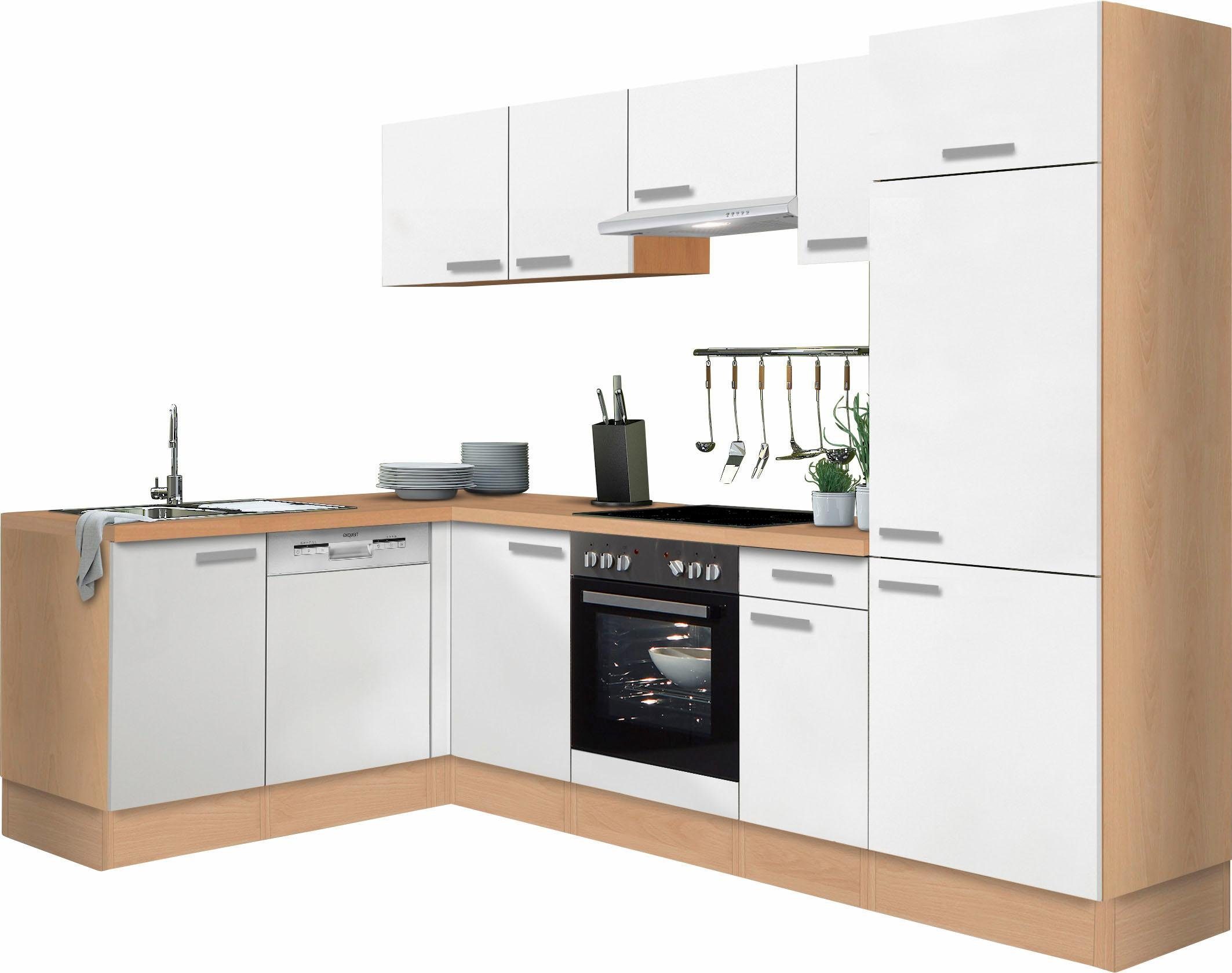 Optifit Winkelküche ohne E-Geräte »Odense«, Breite 275 x 175 cm online kaufen | OTTO