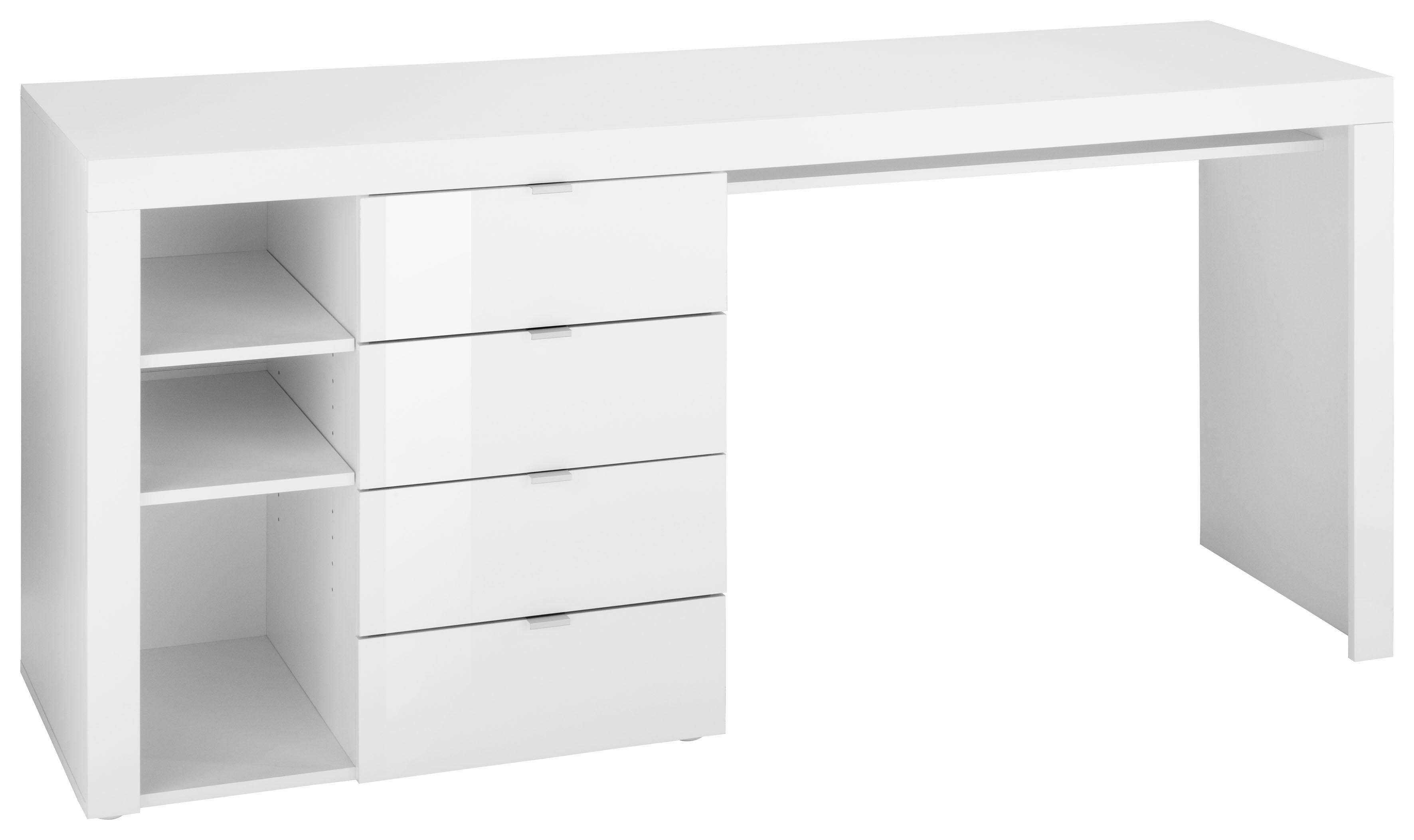 borchardt Möbel Schreibtisch »Wim«, mit 3 Fächern und 4 Schubkästen online  kaufen | OTTO