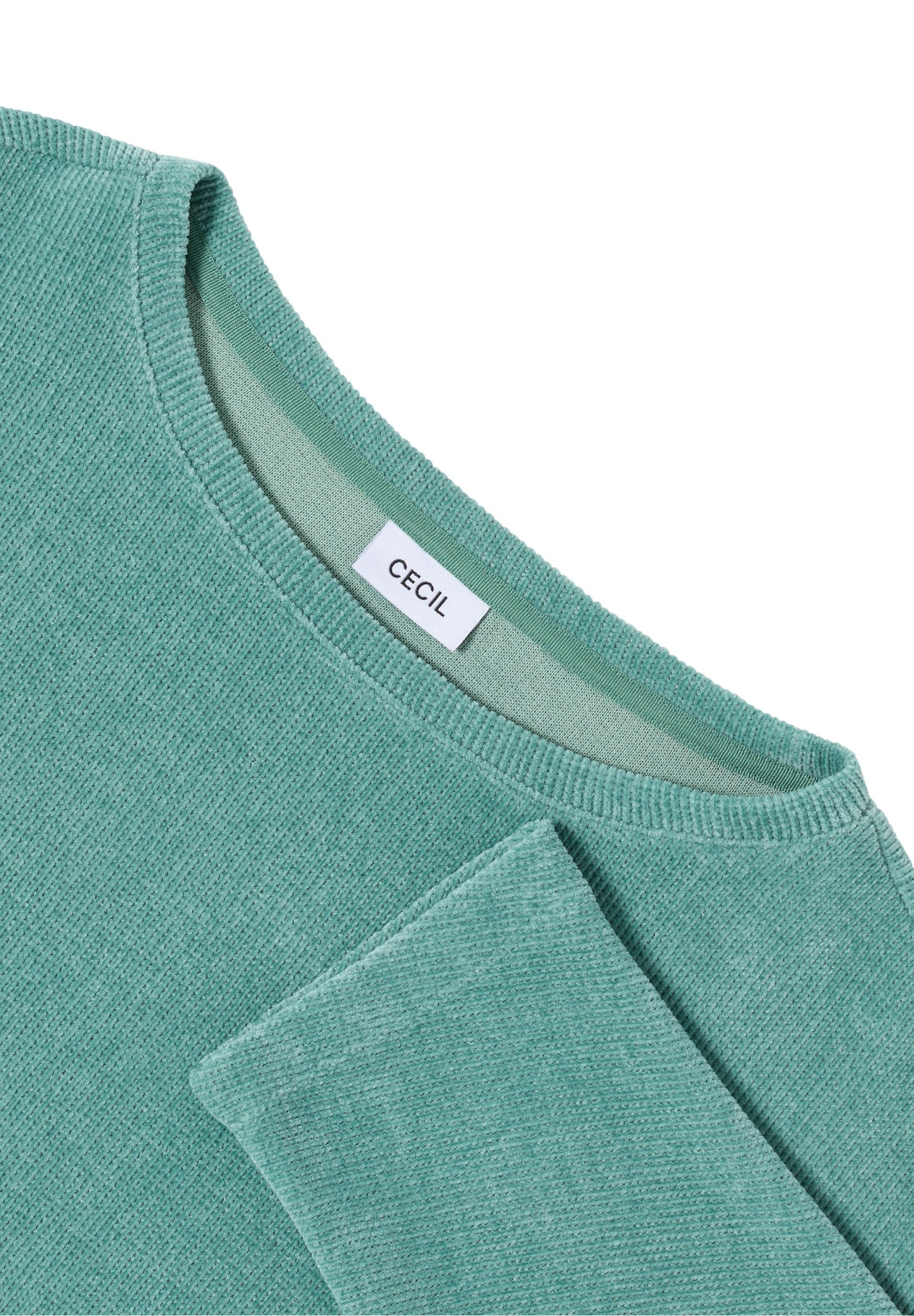 CECIL Shirtbluse Cord T-Shirt Shape günstig online kaufen