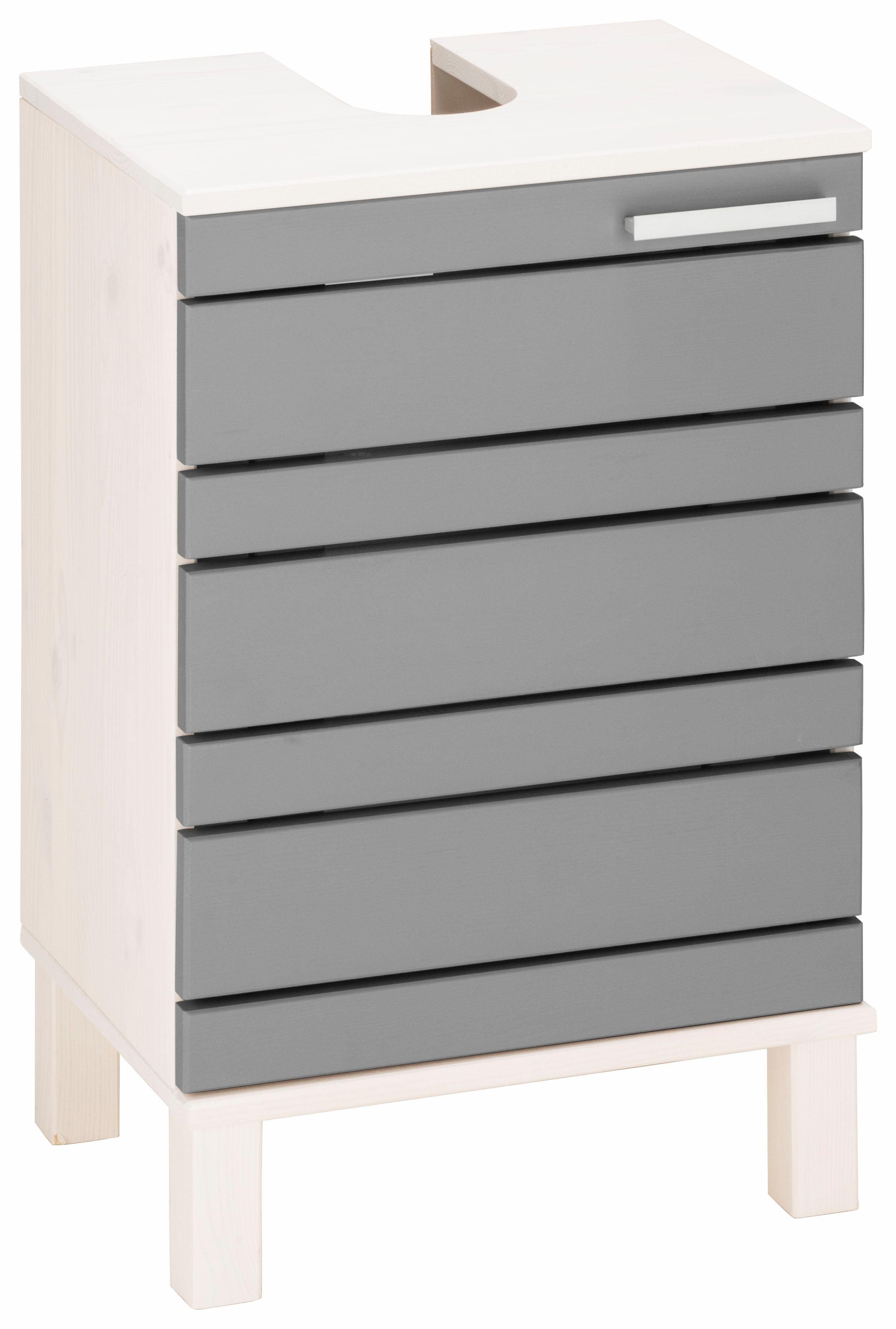 welltime Waschbeckenunterschrank JOSIE - aus Massivholz - 40 cm