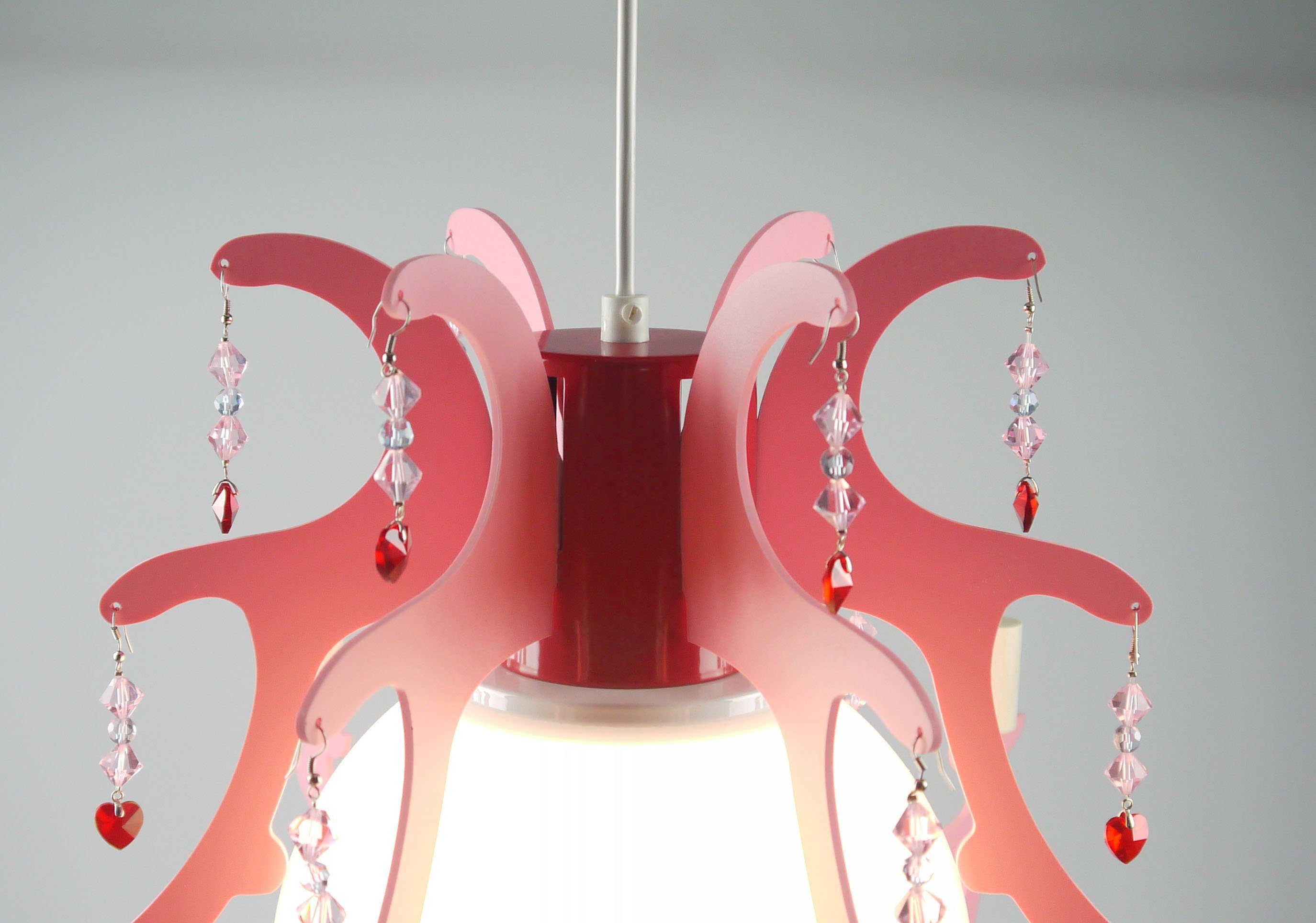 niermann Hängeleuchte Lüster Rosata, Kinderzimmer, Kinderlampe