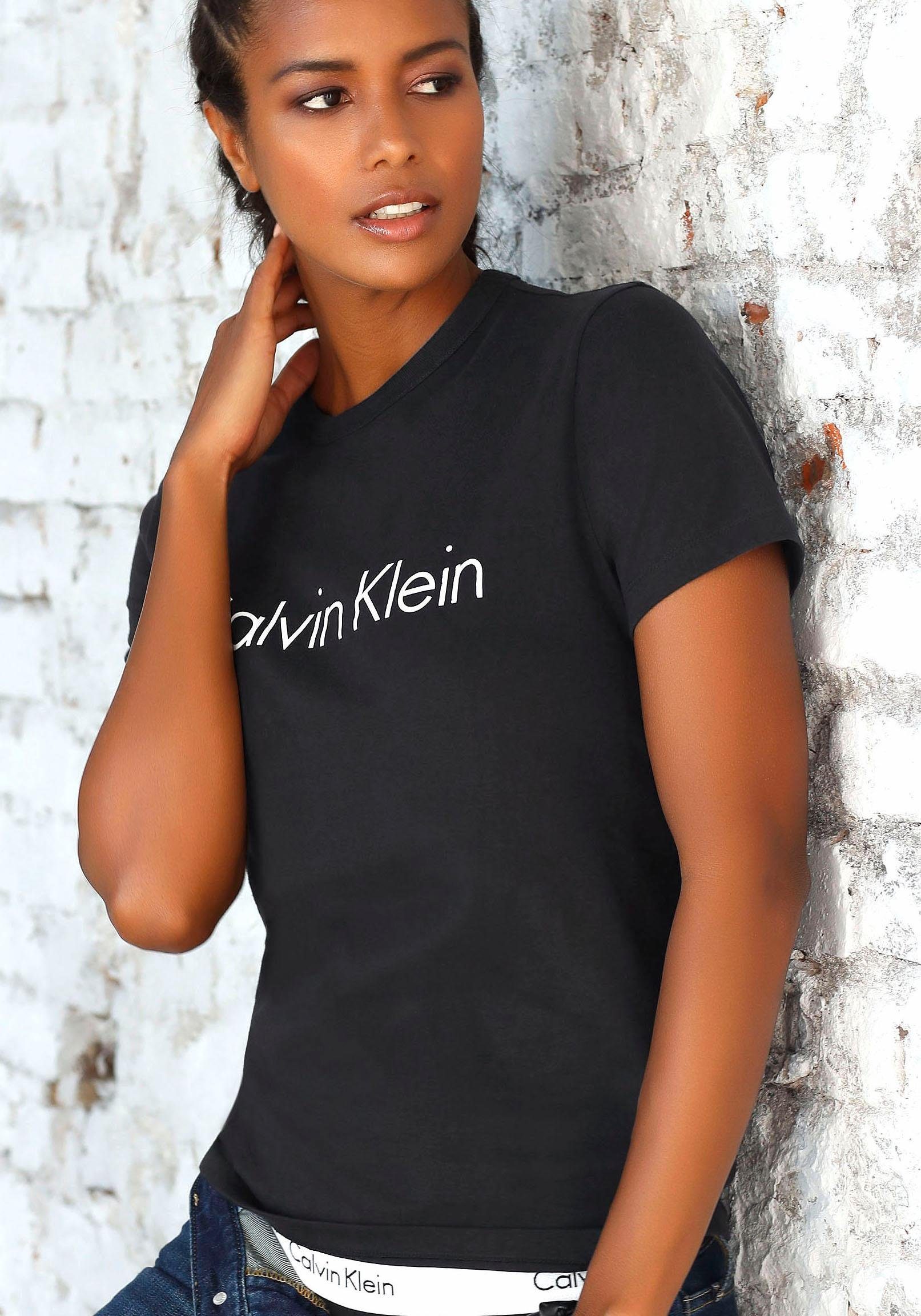 Calvin Klein T-Shirt mit großem Logodruck