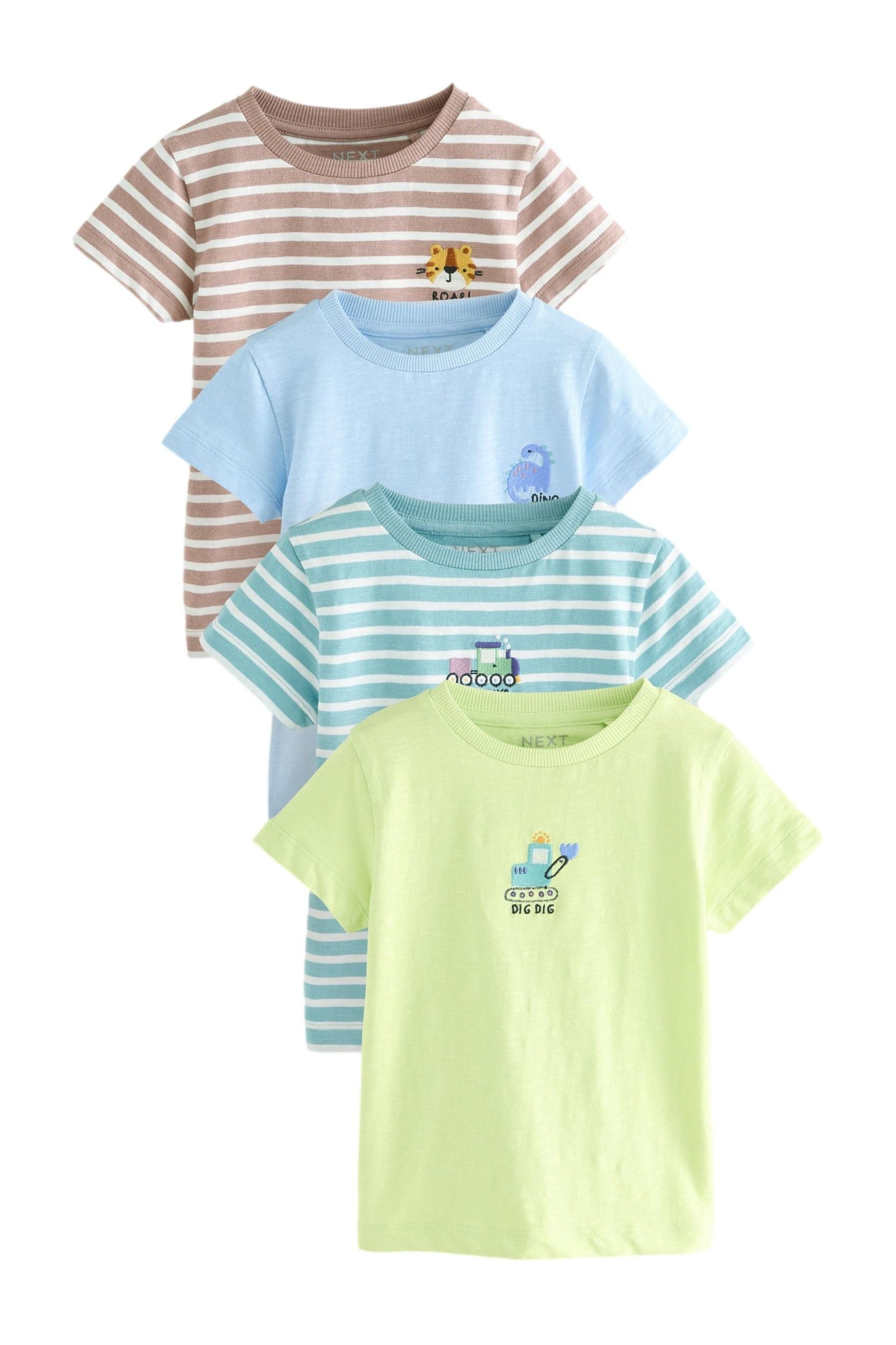 Next T-Shirt Kurzärmelige T-Shirts im 4er-Pack günstig online kaufen