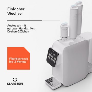 Klarstein Wasserfilter AquaLine CF Filter 2-in-1 Filtersystem, Zubehör für AquaLine CF, 2-in-1 Filtersystem Wasseraufbereitung Carbon-Filter