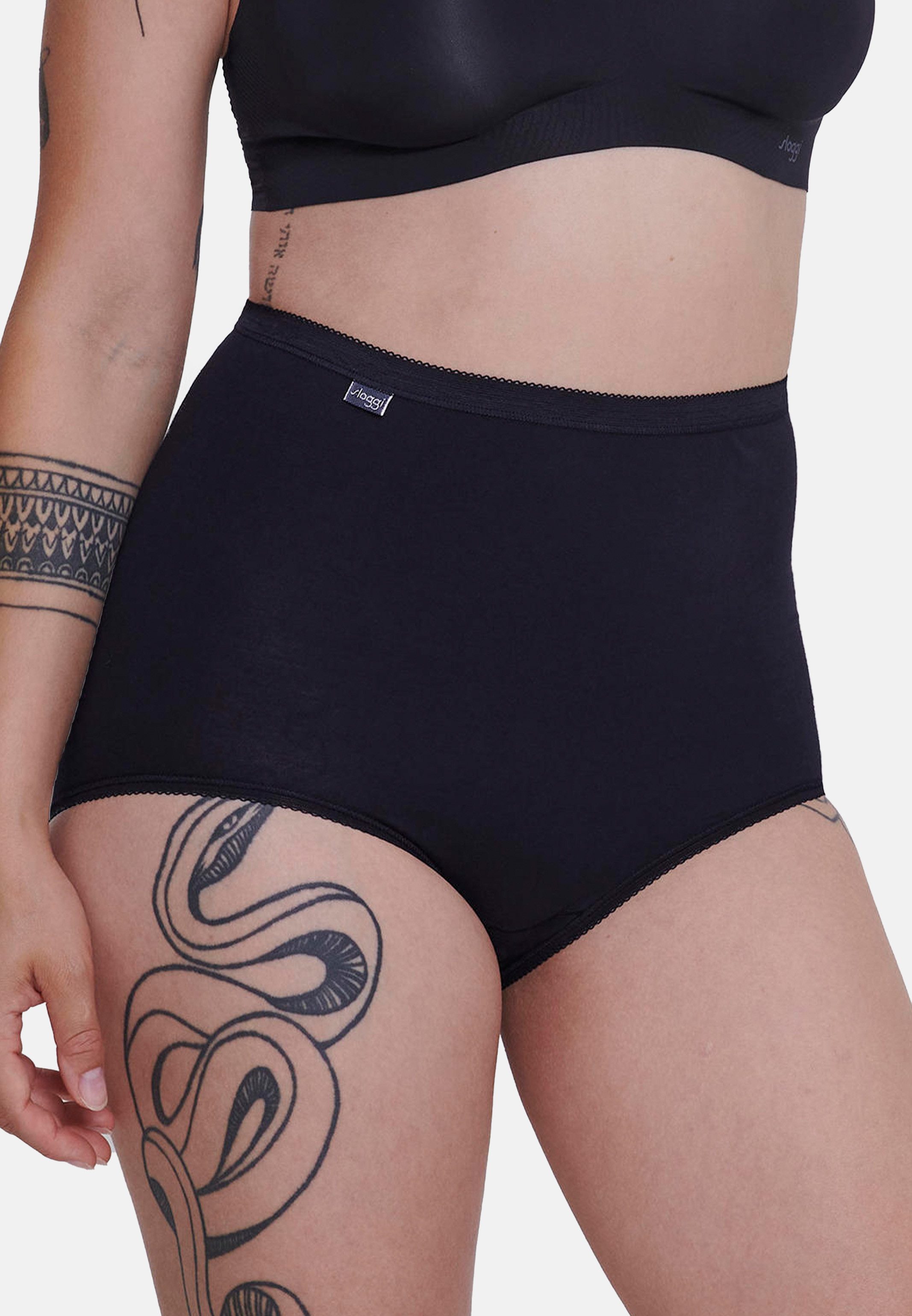 sloggi Maxislip 6er Pack Basic+ (Spar-Set) Maxi Slip - Baumwolle - Atmungsaktiv - Perfekter Sitz