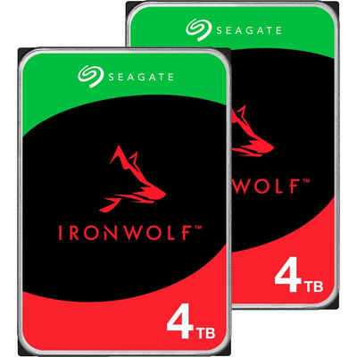 Seagate IronWolf NAS 2 x 4 TB Bundle interne HDD-Festplatte