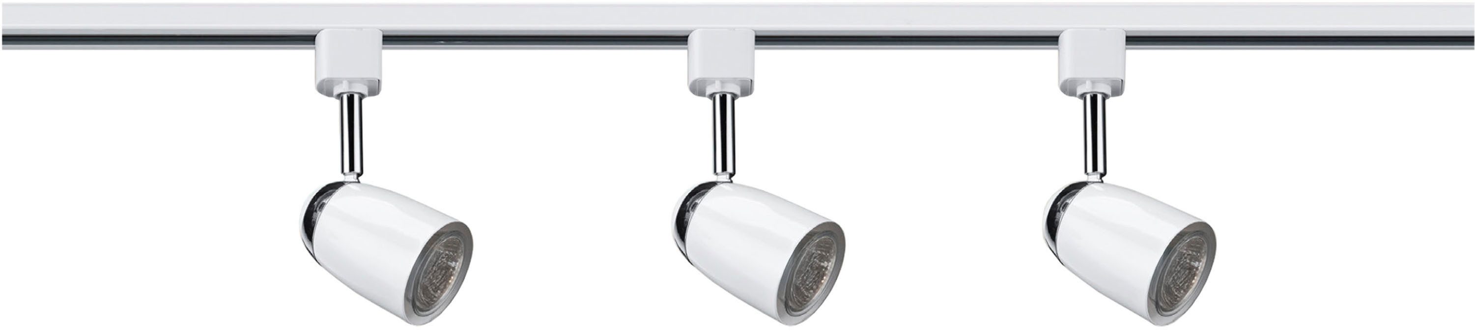 Searchlight LED Deckenspots Track & Spot Pack - 3 LED Spots, 1 m Gleis, 2-Wege-Anschluss, ohne Leuchtmittel