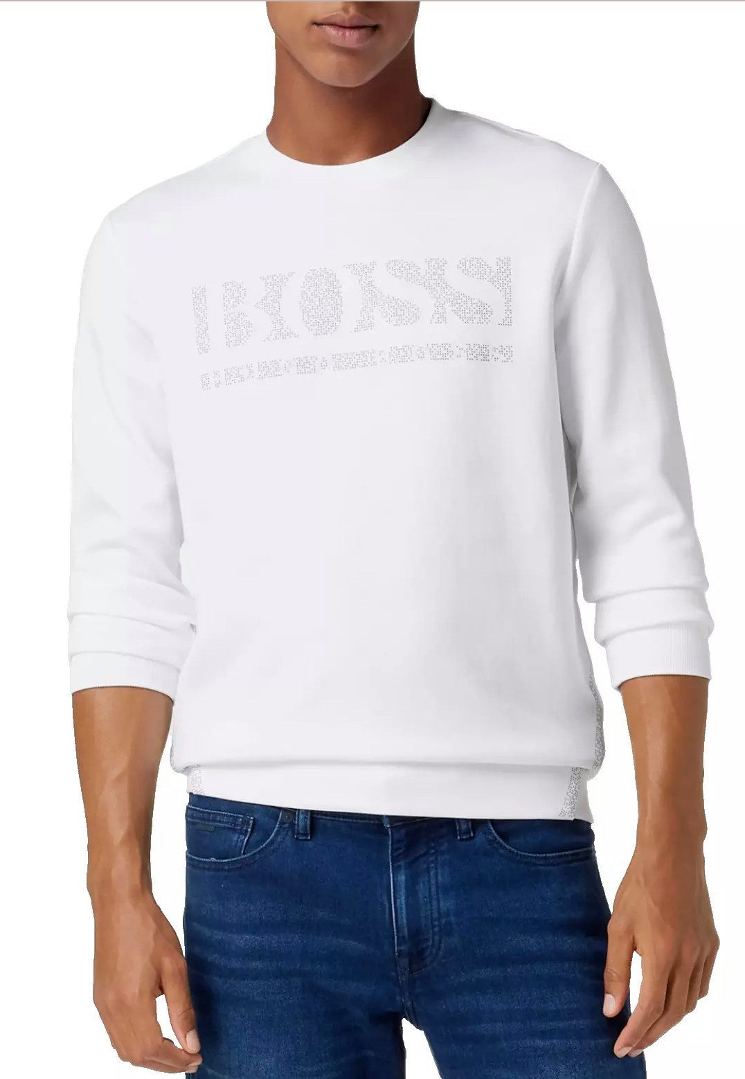 BOSS Sweatshirt Salbo Iconic Pixel-Print auf günstig online kaufen