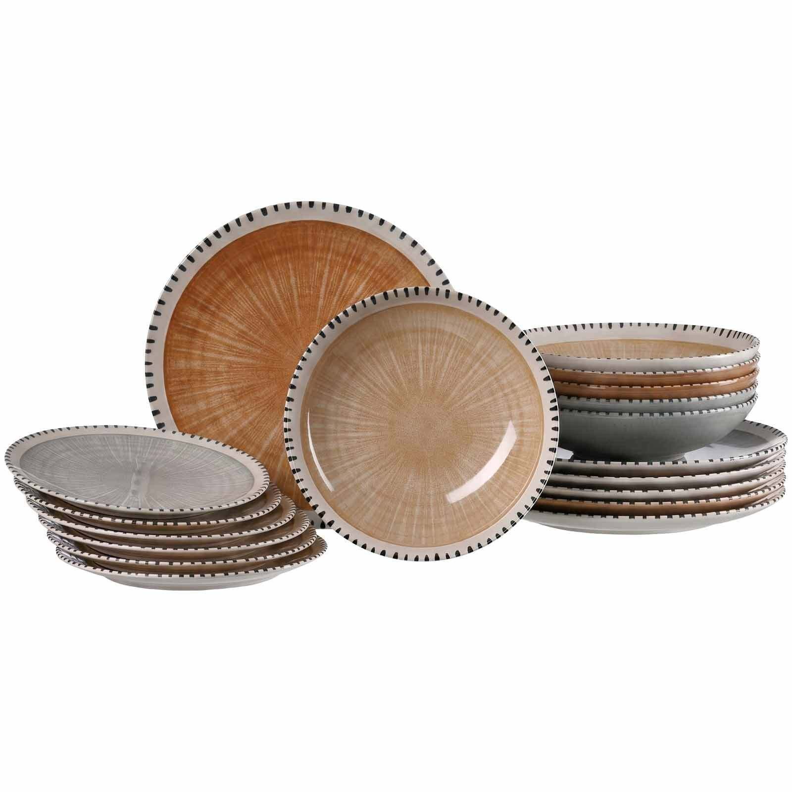 Tafelservice Natura Tellerset 18er Set