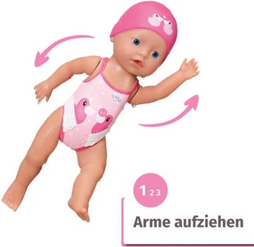 Baby Born Babypuppe My First Swim Girl, 30 cm, schwimmt Kraul und Schmetterling