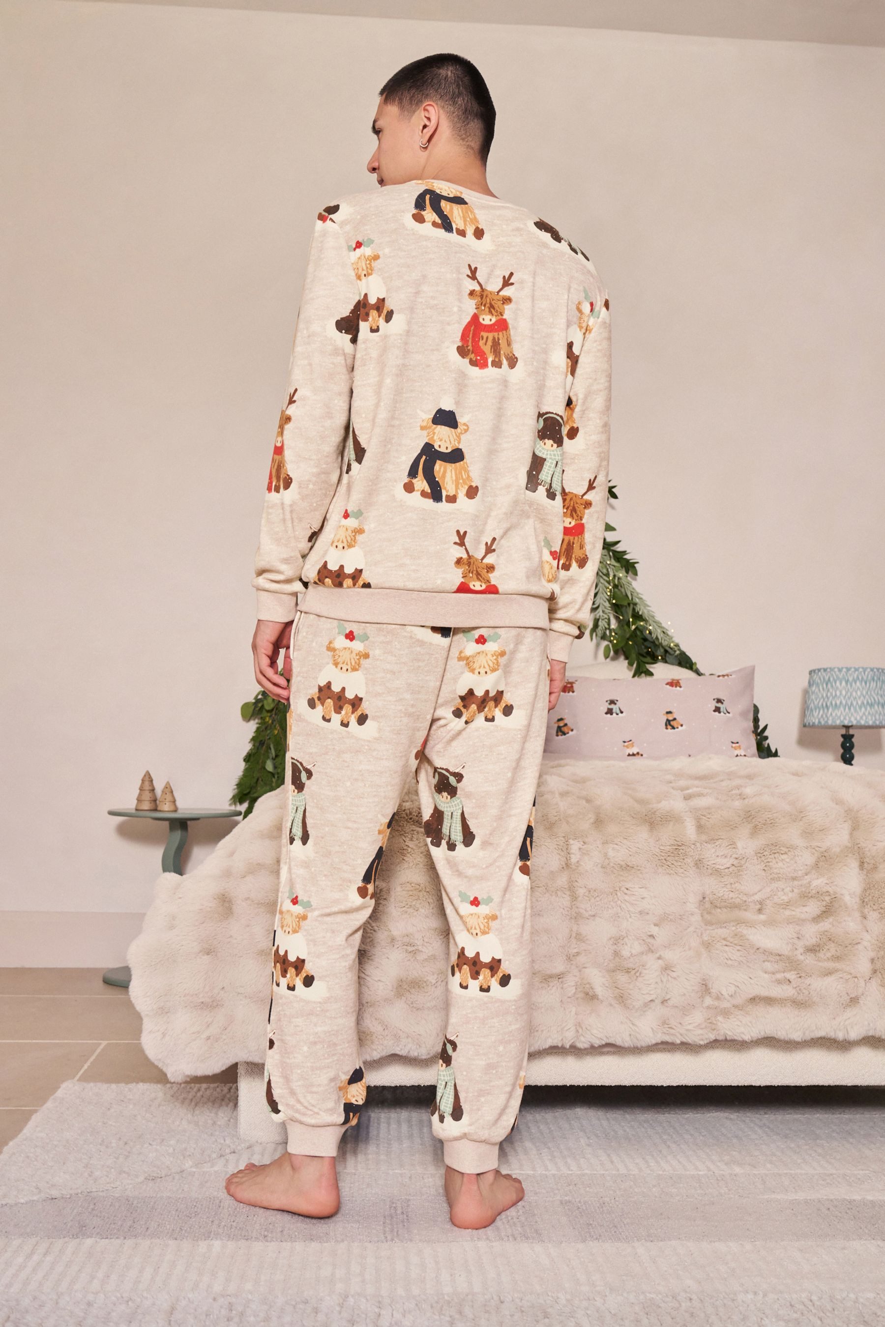 Next Pyjama Familien-Schlafanzug, Weihnachten (2 tlg) günstig online kaufen